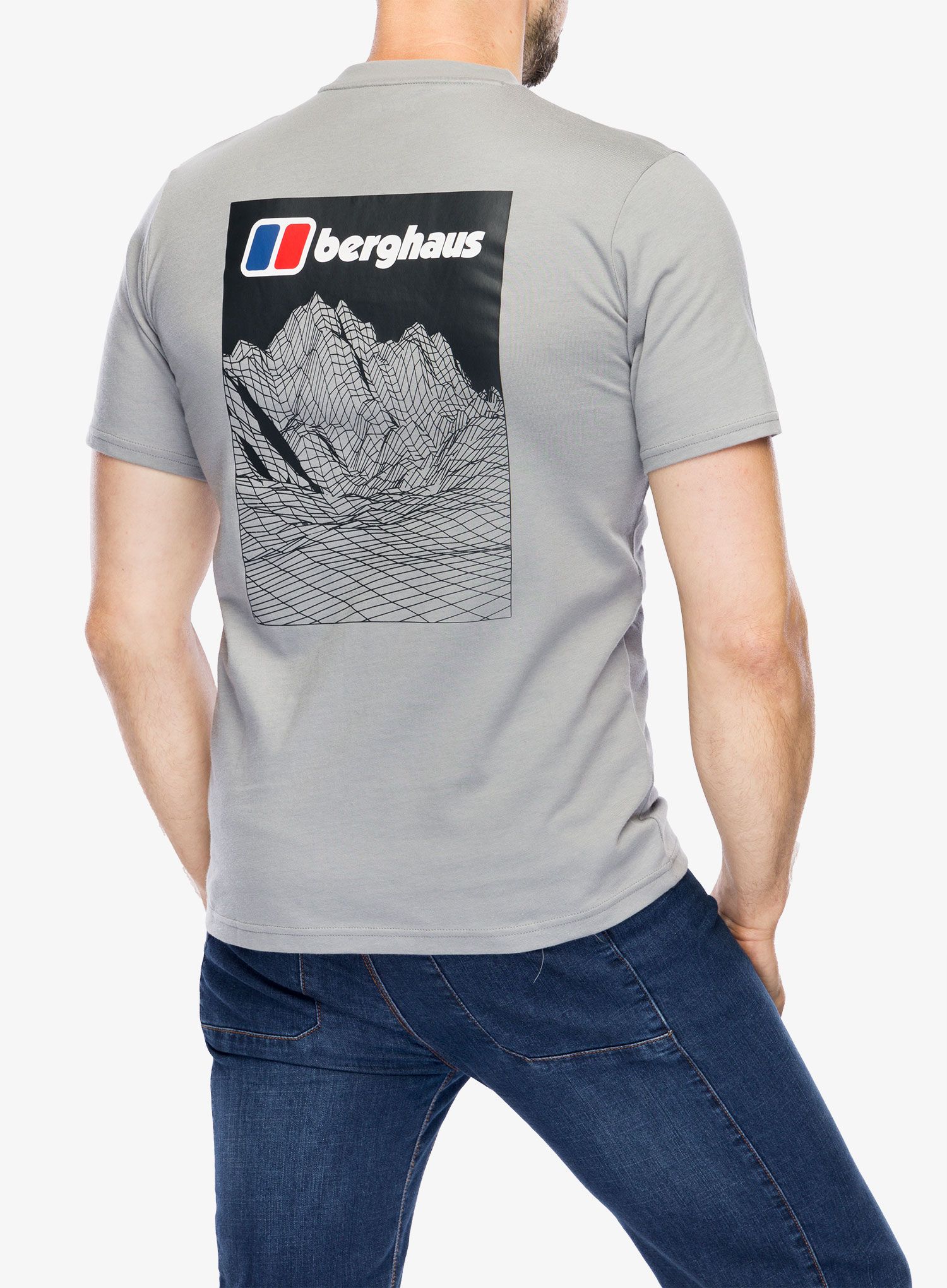 Футболка бавовняна Berghaus Mtn Lineation SS Tee - monument