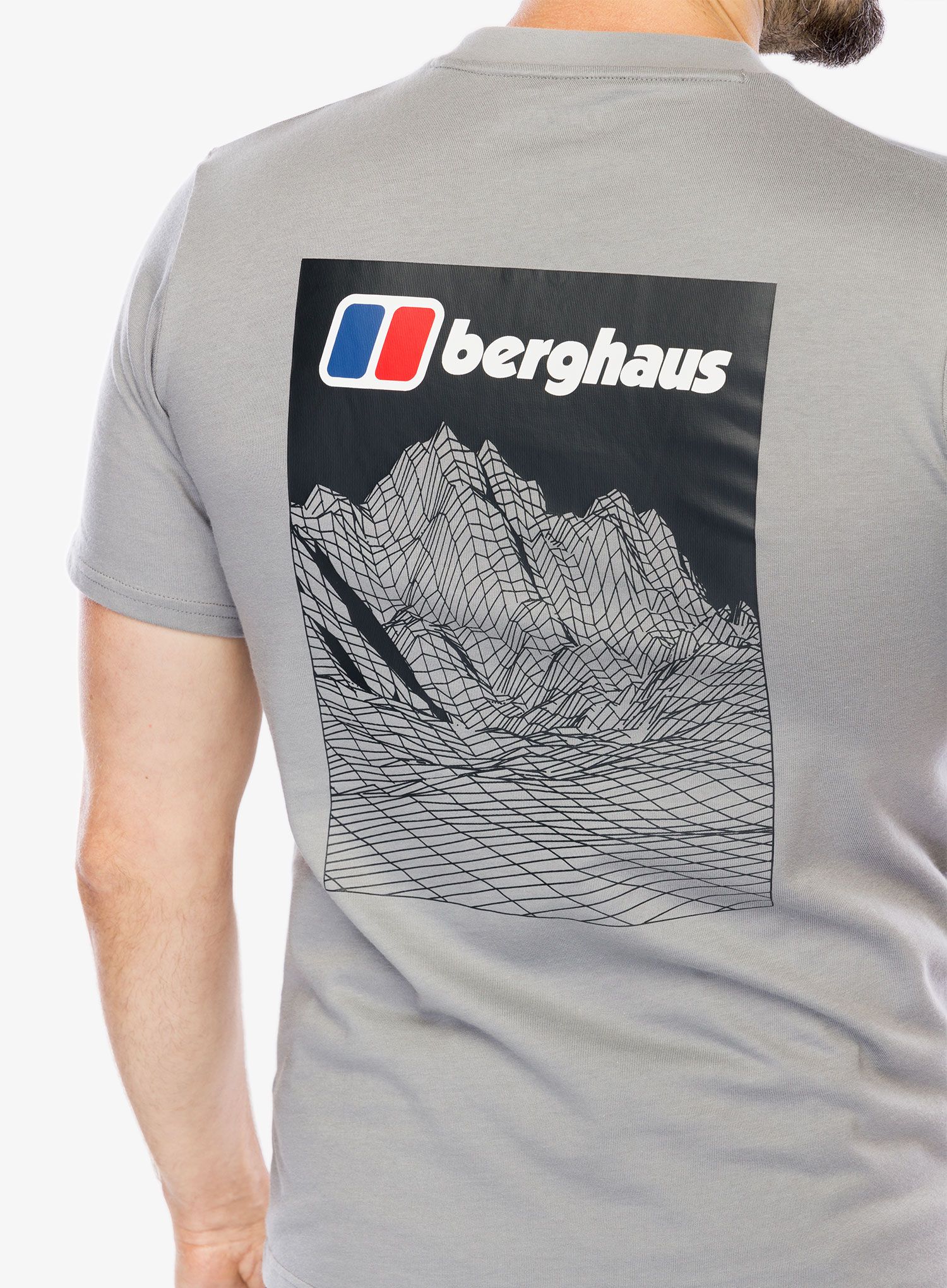 Футболка бавовняна Berghaus Mtn Lineation SS Tee - monument