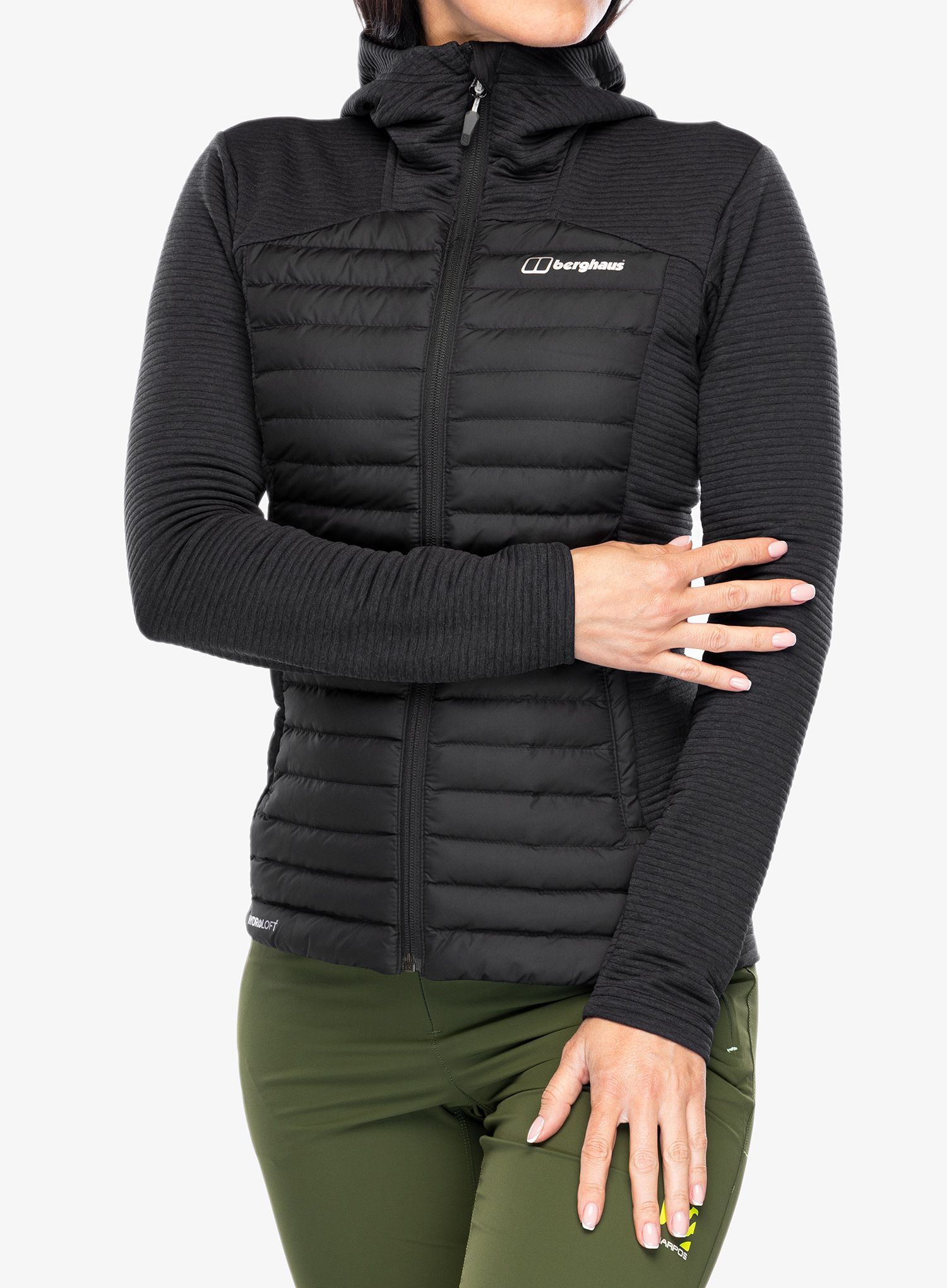 Куртка гібридна жіноча Berghaus Nula Hybrid Jacket - black/black