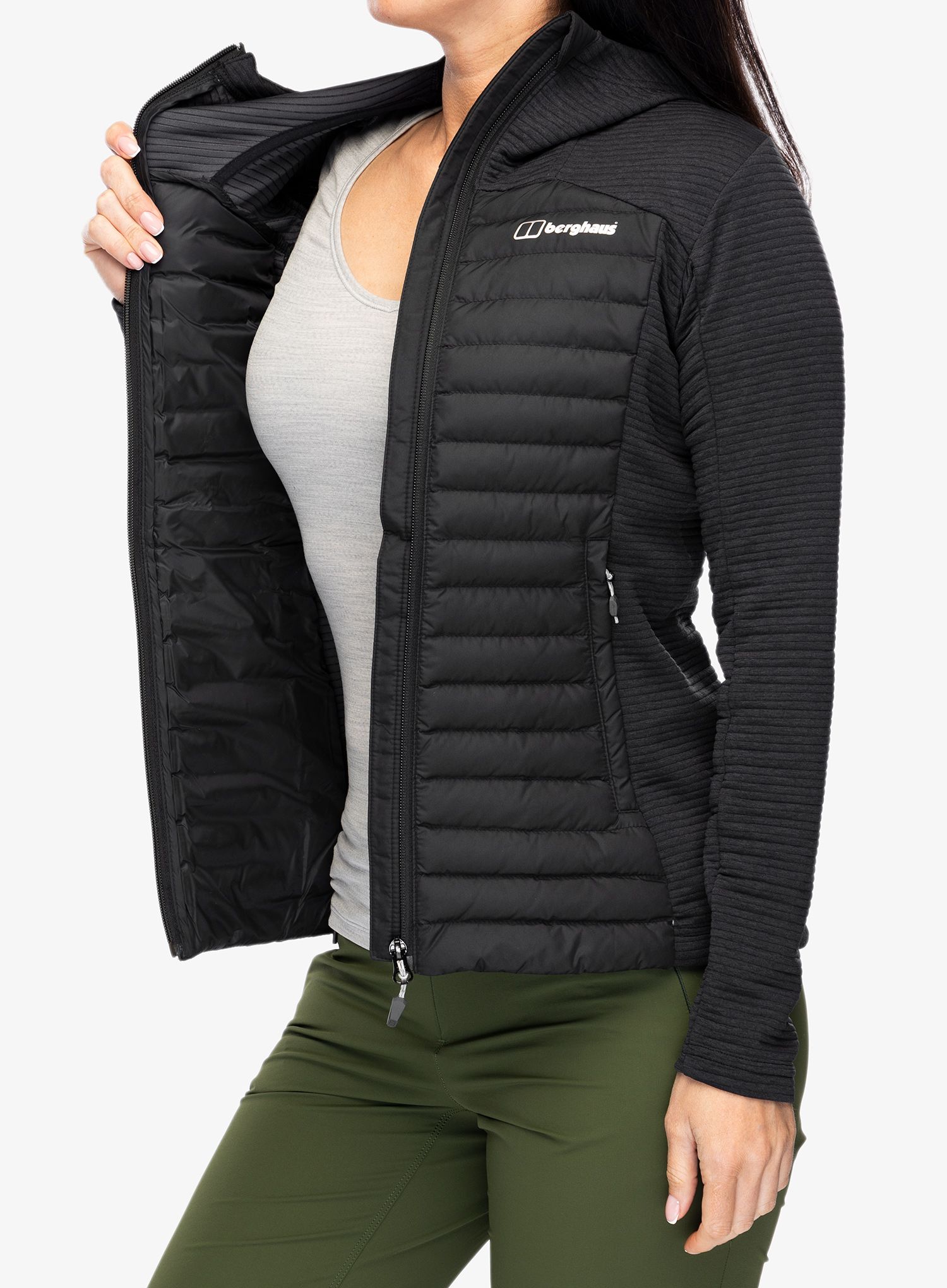 Куртка гібридна жіноча Berghaus Nula Hybrid Jacket - black/black