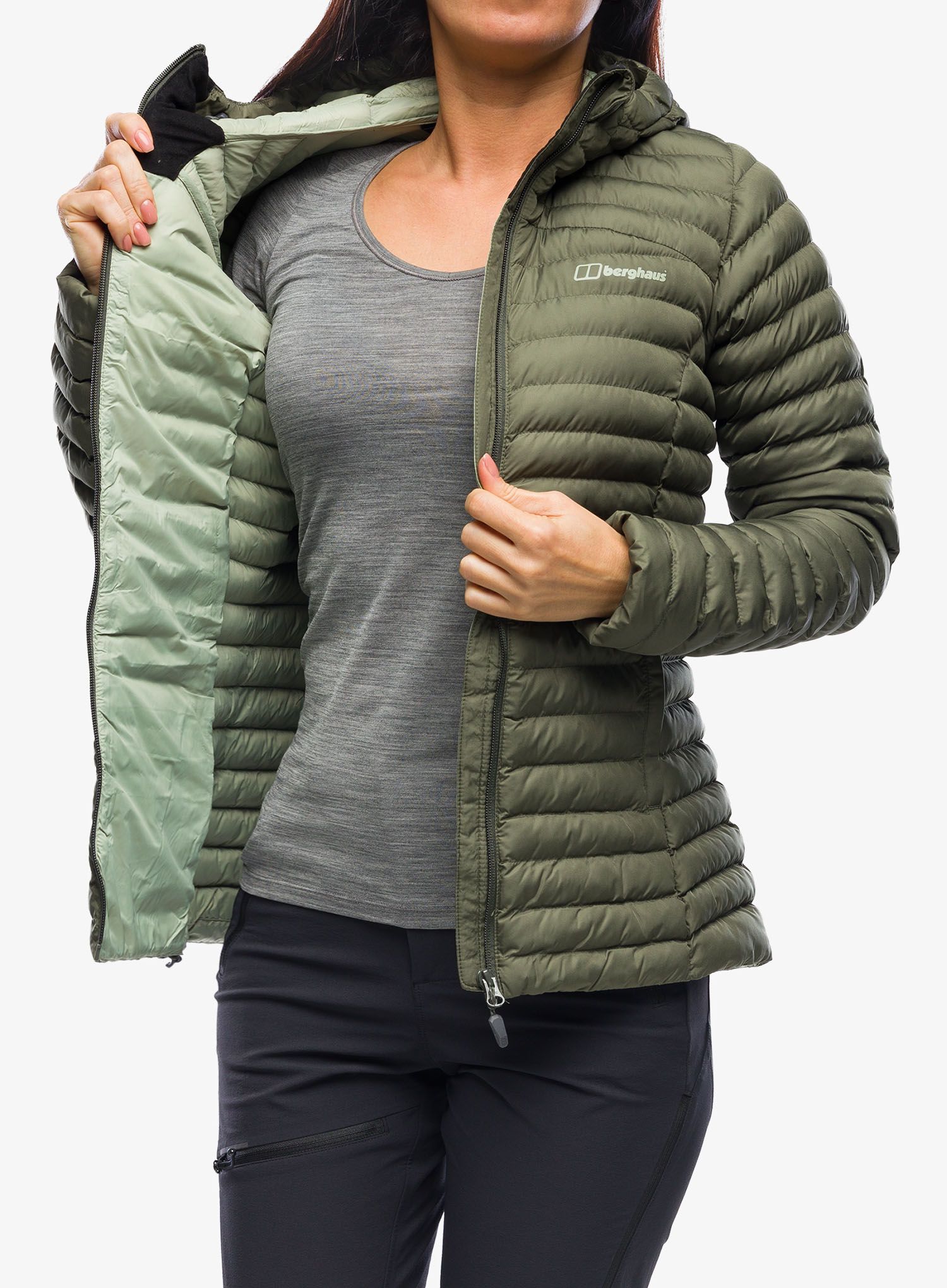 Куртка утеплена жіноча Berghaus Nula Micro Jacket - deep depths
