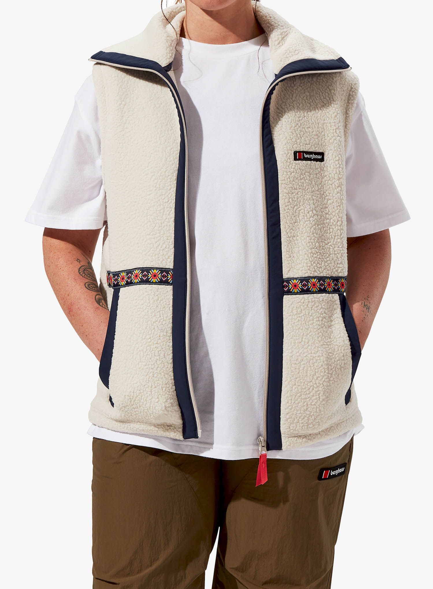 Жилет Berghaus Rhynie Aztec Vest - stone/dusk