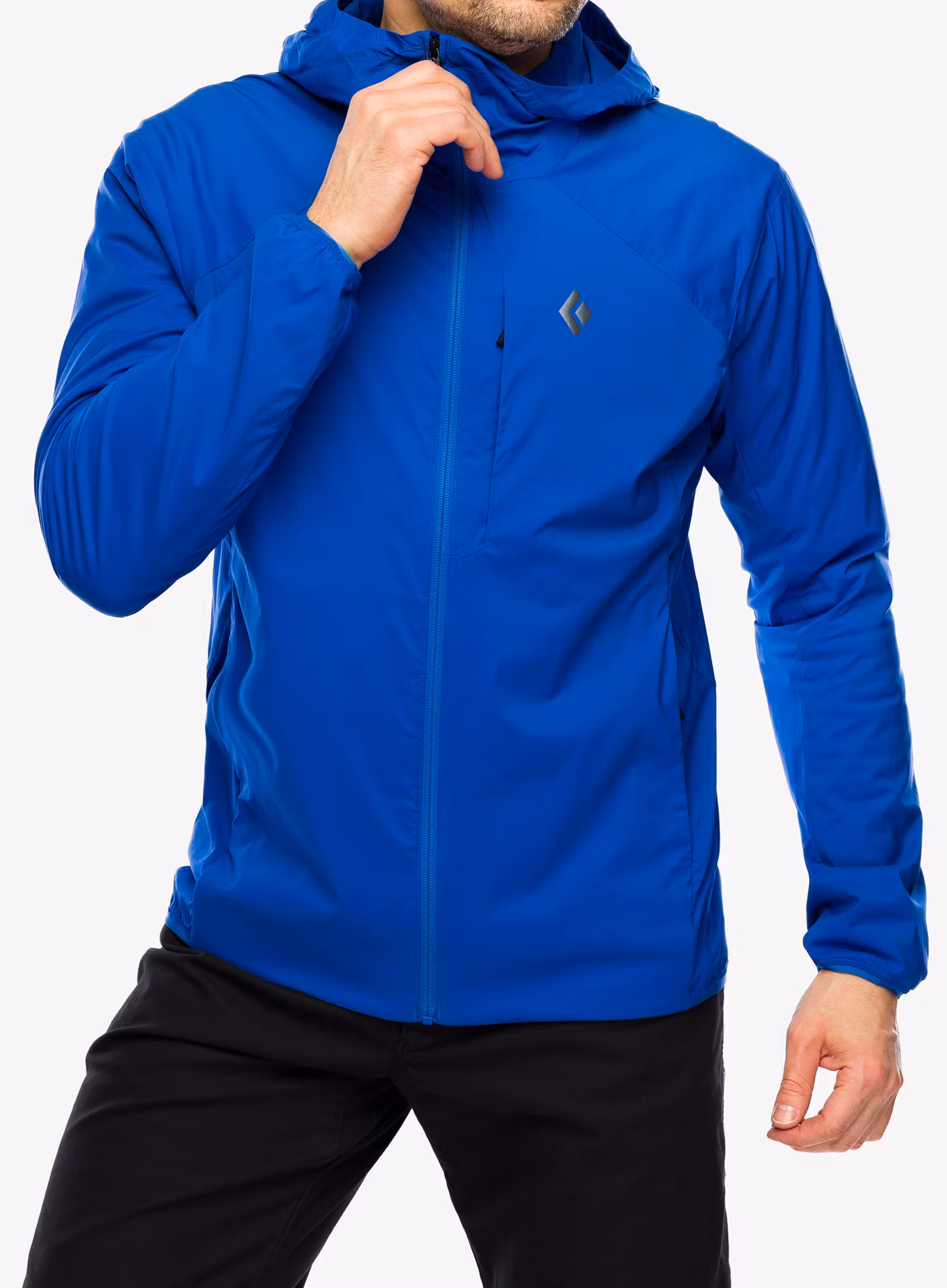 Куртка softshell Black Diamond Alpine Start Insulated Hoody - drifter blue