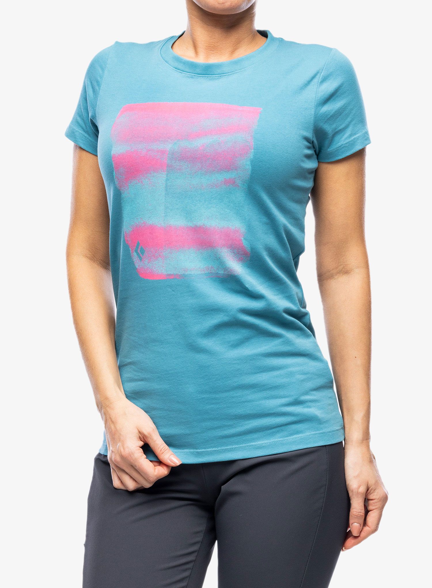 Футболка жіноча Black Diamond Big Wall SS Tee - cerulean blue