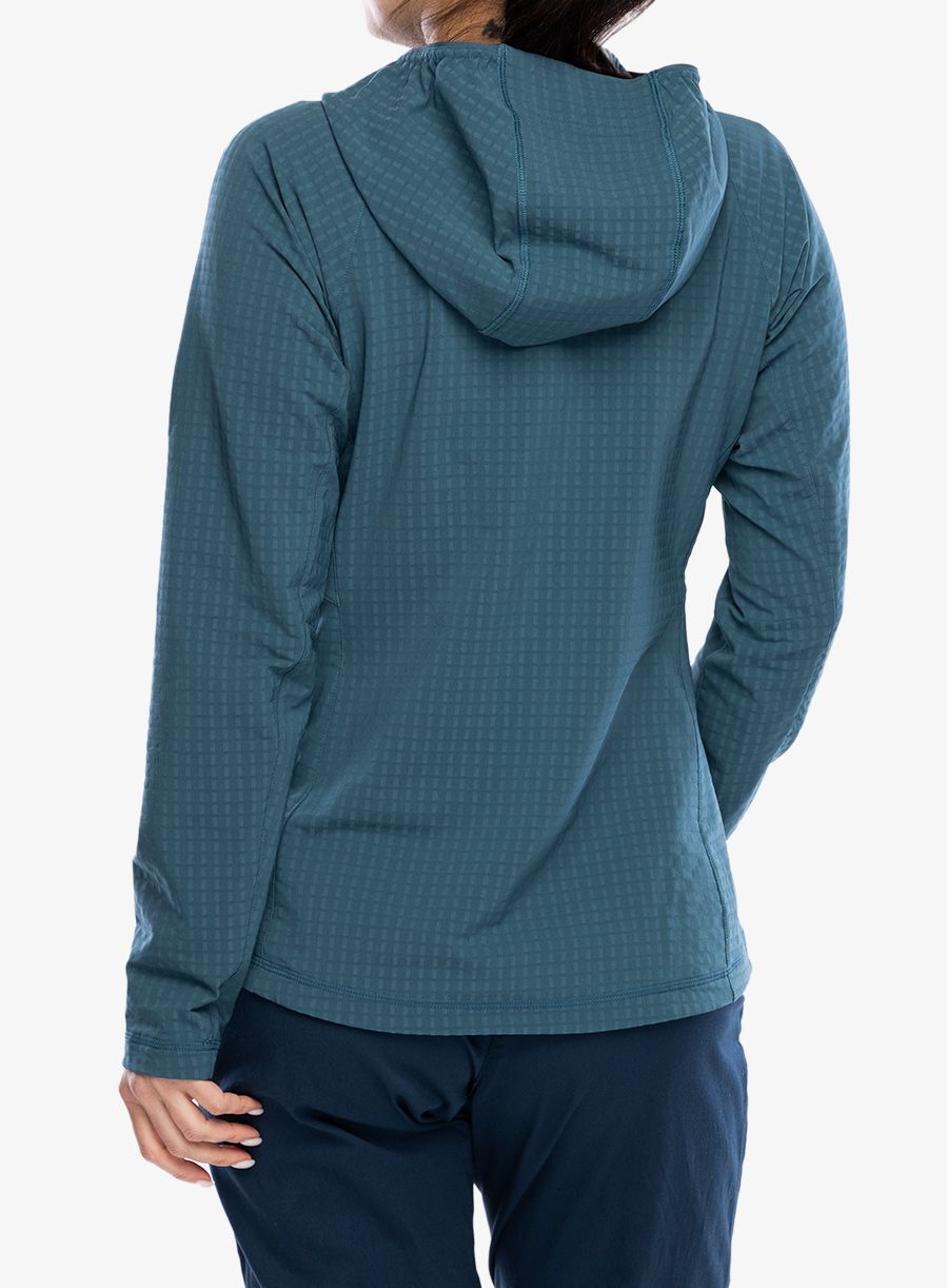 Кофта з каптуром жіноча Black Diamond Coefficient Storm FZ Hoody - creek blue