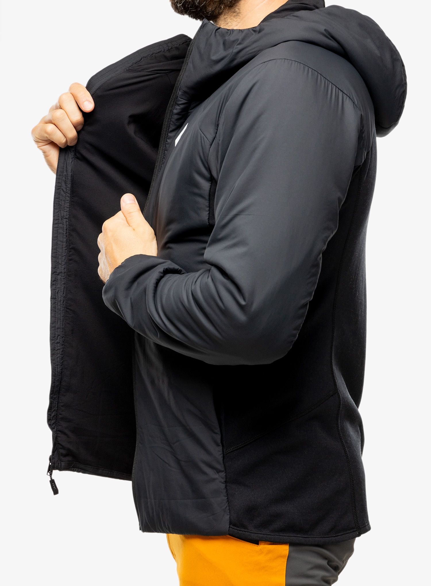 Куртка утеплена Black Diamond First Light Hybrid Hoody - black