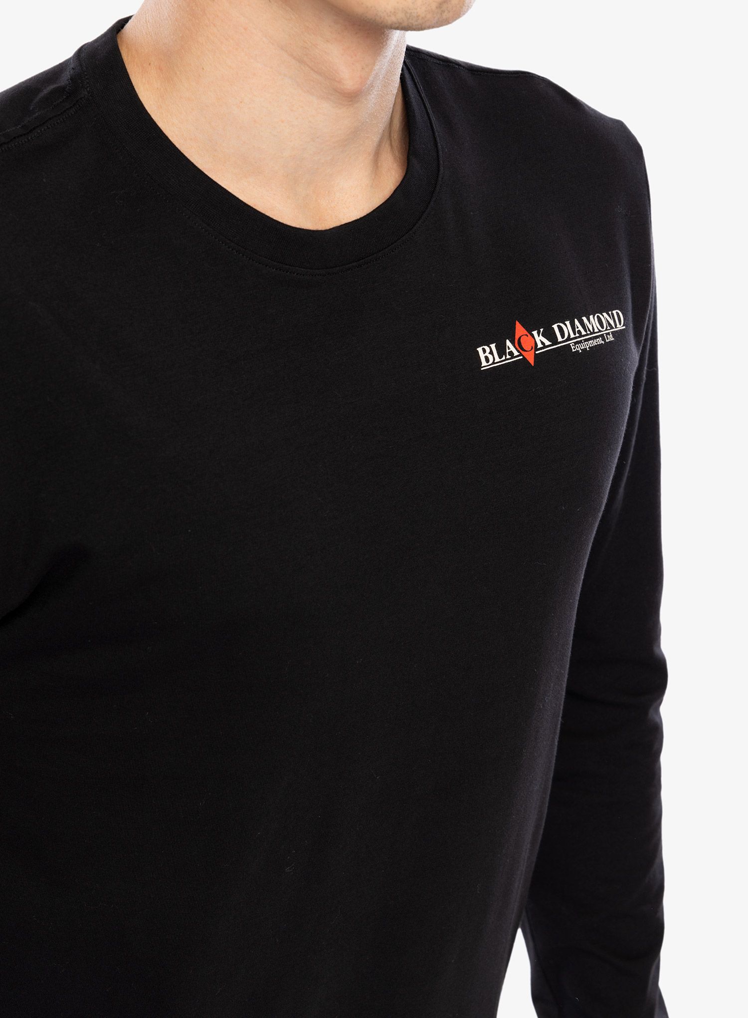 Лонгслів Black Diamond Heritage Wordmark LS Tee - black