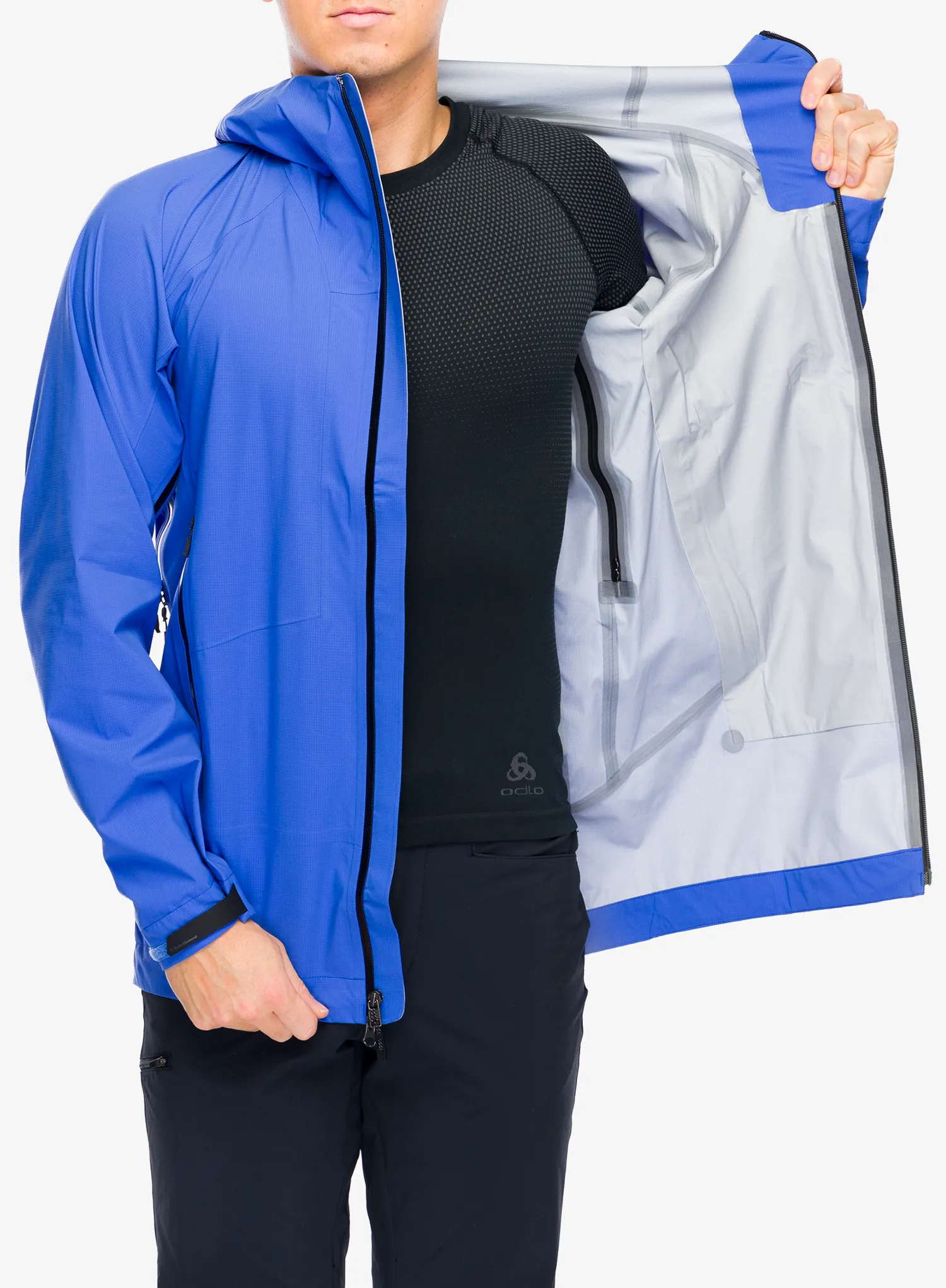 Куртка дощовик Black Diamond Highline Stretch Shell - clean blue