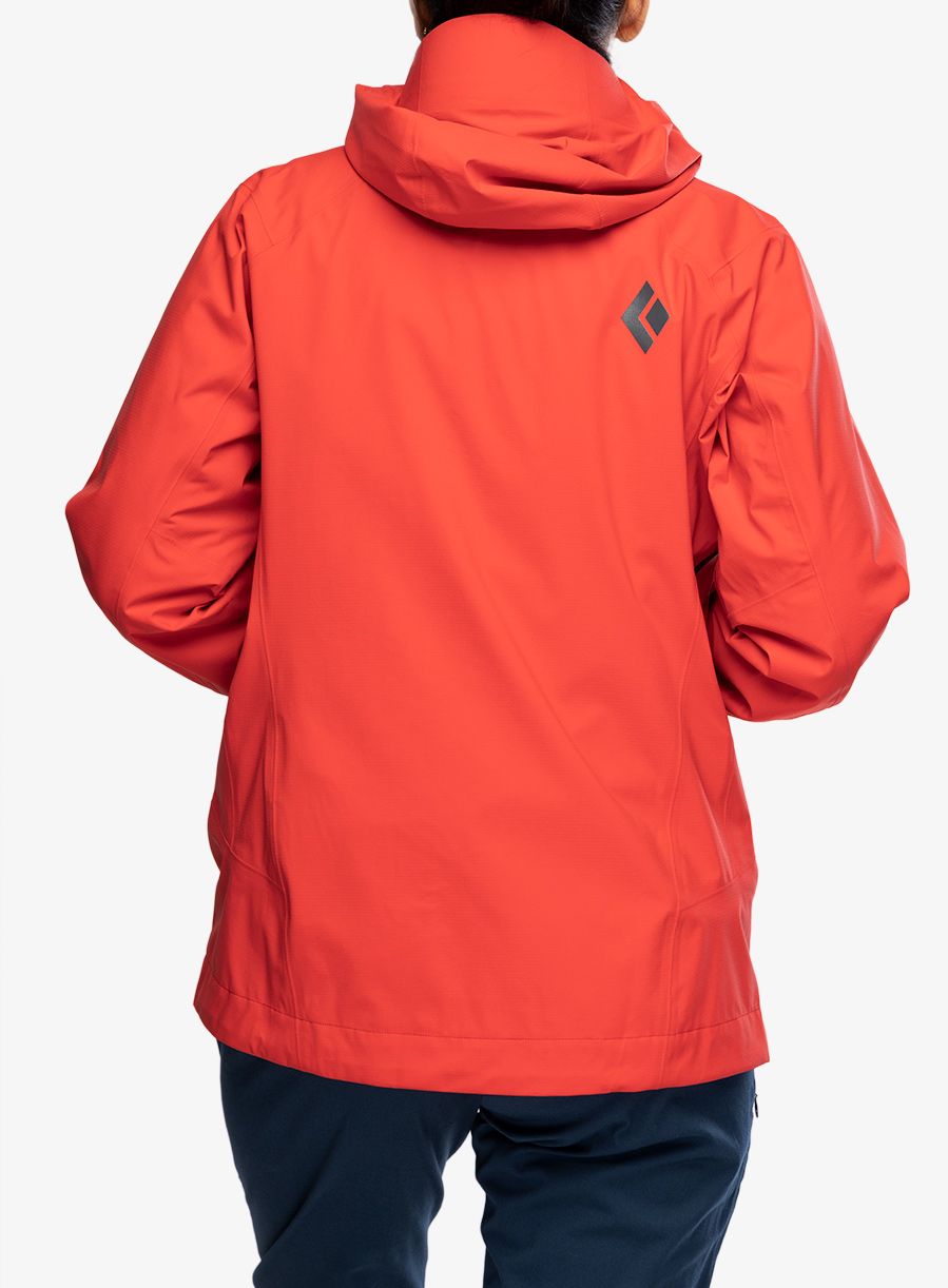 Куртка з мембраною жіноча Black Diamond Highline Stretch Shell - coral red