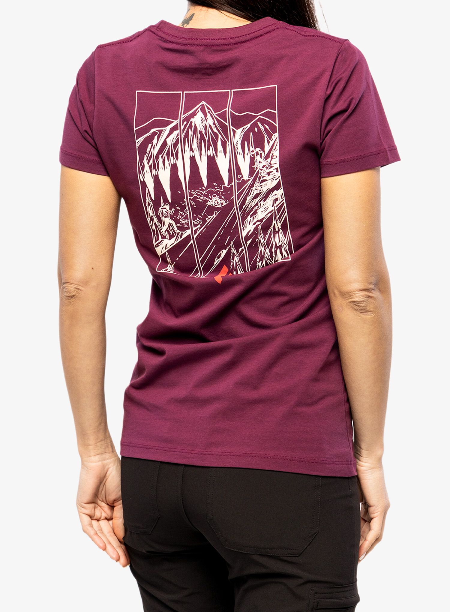 Футболка жіноча Black Diamond Multi Sport Tee S/S - blackberry