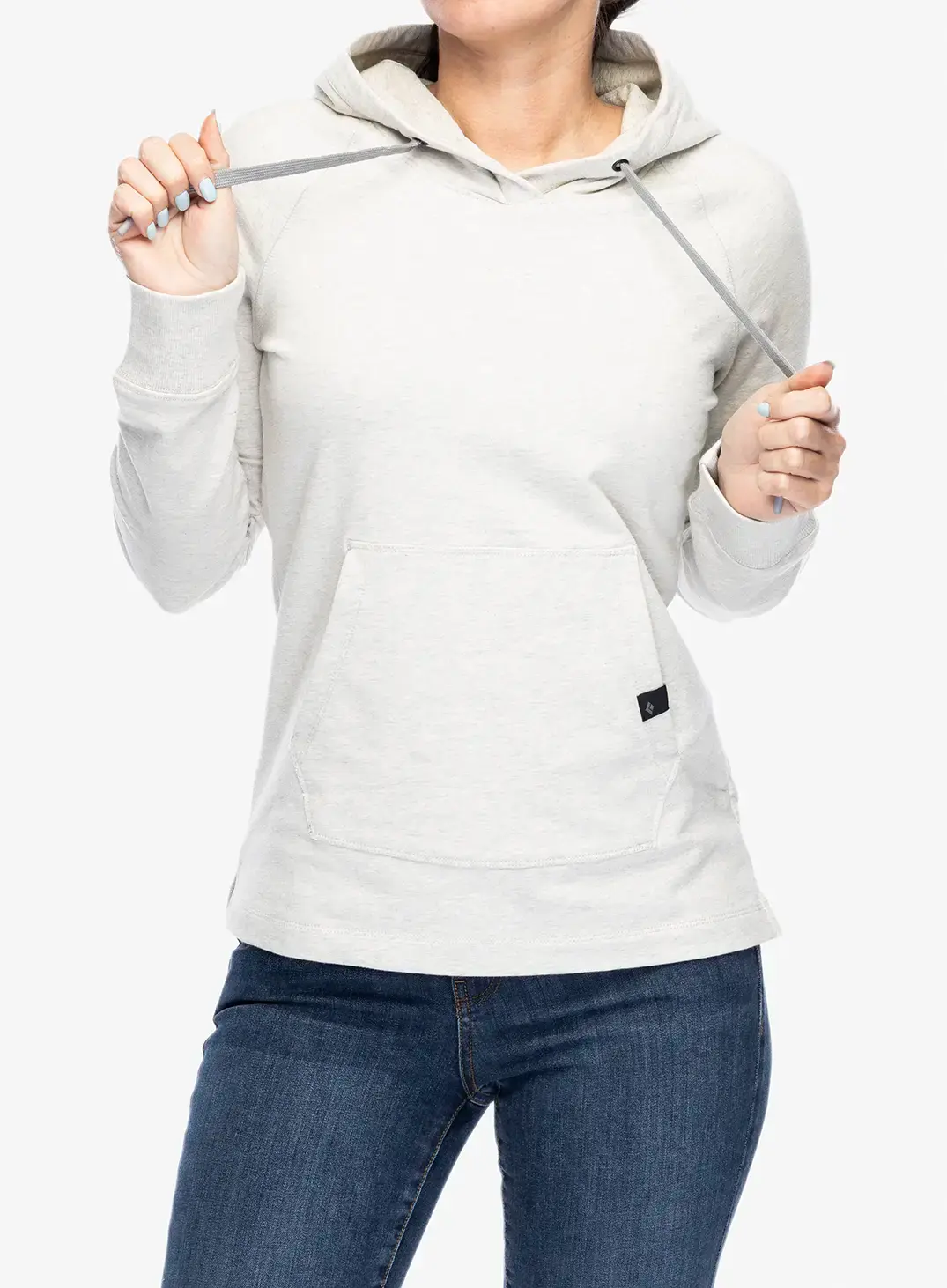 Кофта з каптуром жіноча Black Diamond Rays Pullover Hoody - light gray heather