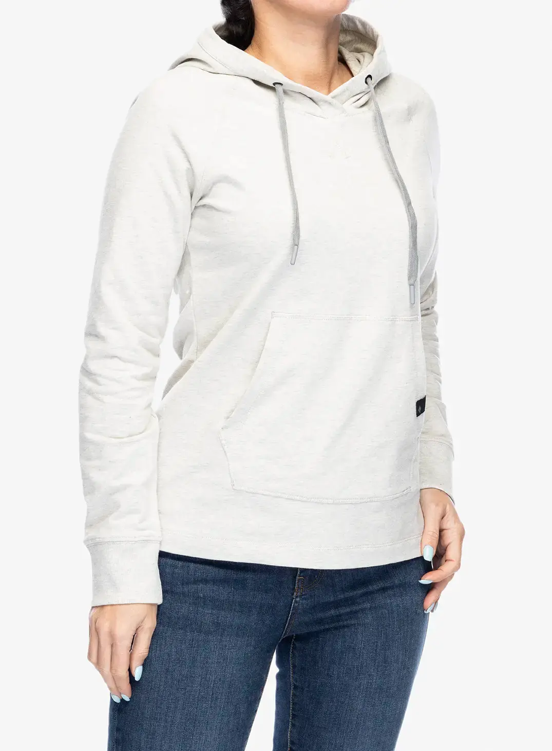 Кофта з каптуром жіноча Black Diamond Rays Pullover Hoody - light gray heather