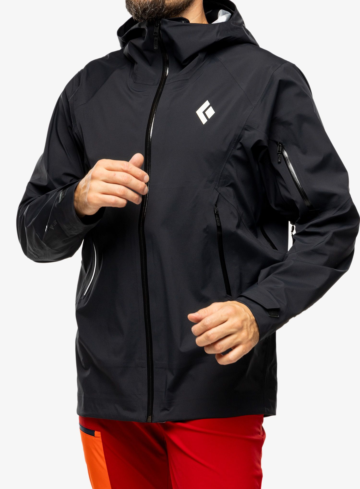 Куртка дощовик Black Diamond Recon LT Stretch Shell - black