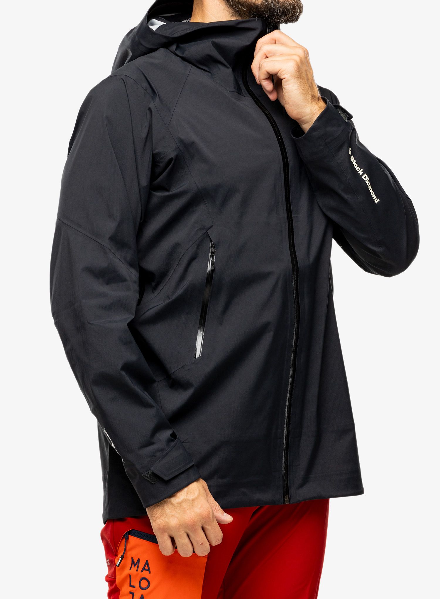 Куртка дощовик Black Diamond Recon LT Stretch Shell - black