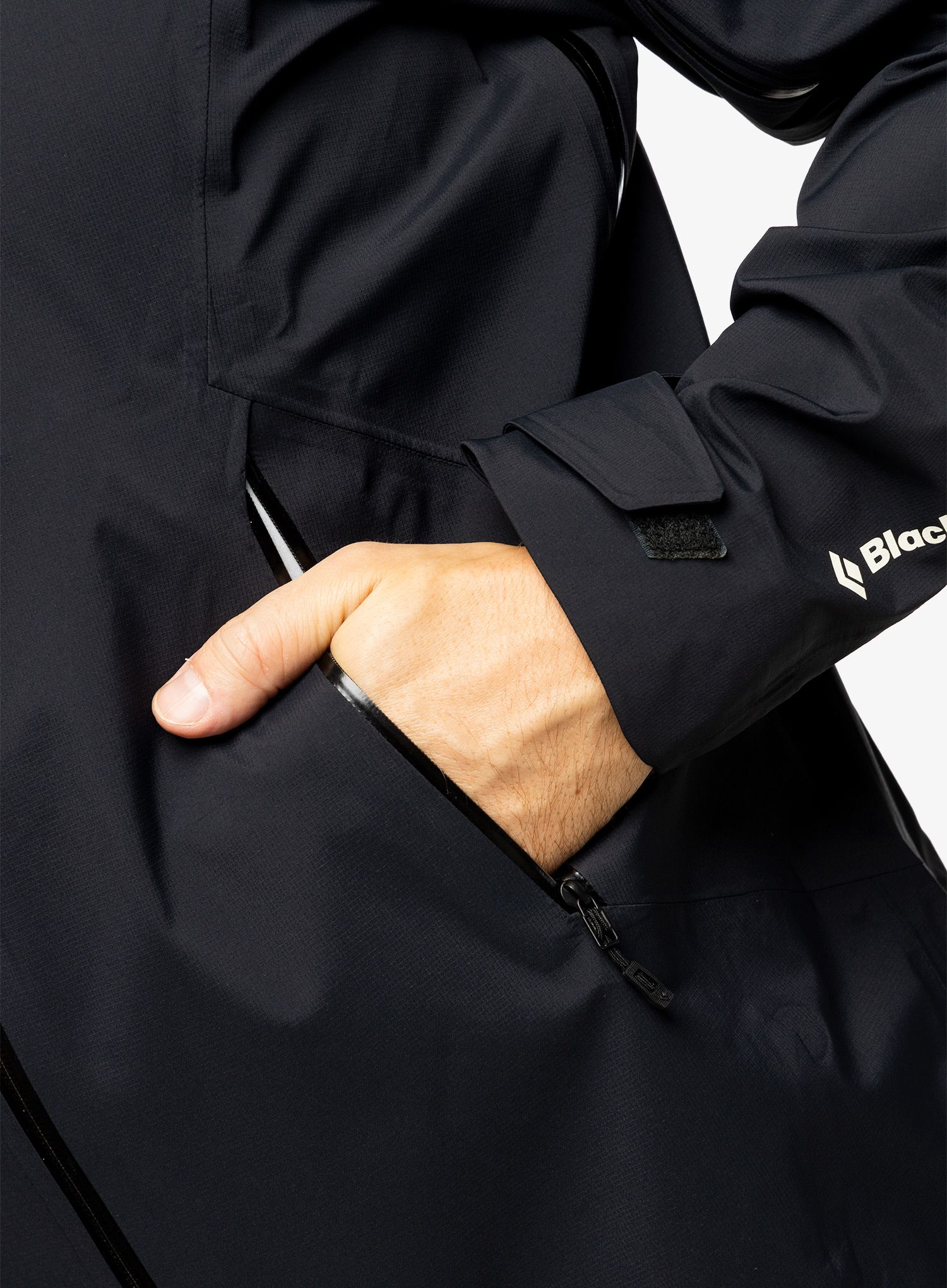 Куртка дощовик Black Diamond Recon LT Stretch Shell - black