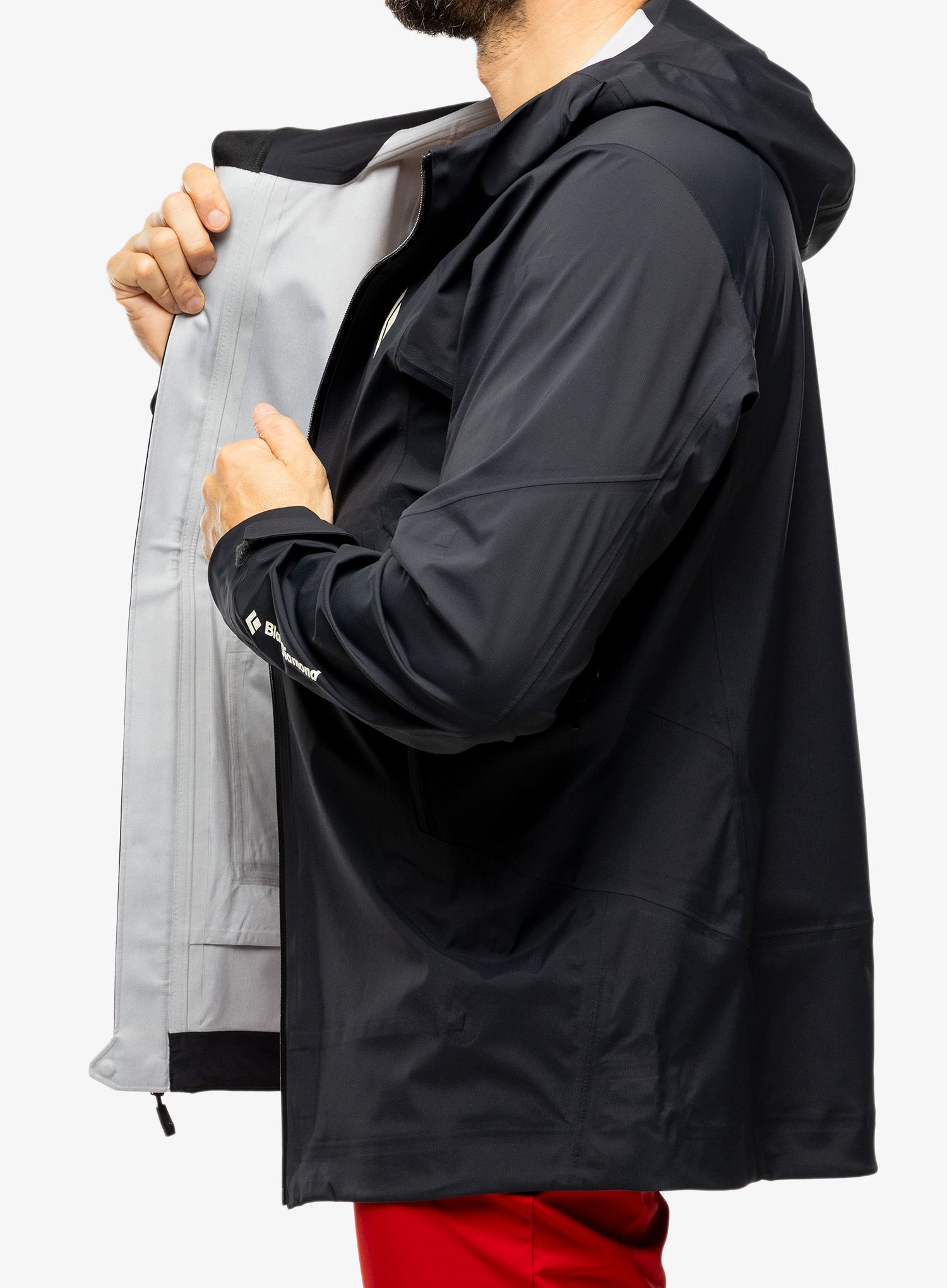 Куртка дощовик Black Diamond Recon LT Stretch Shell - black