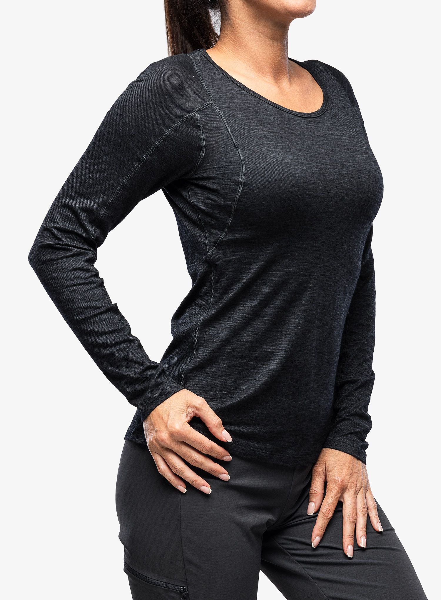 Лонгслів жіночий Black Diamond Rhythm Tee L/S - black