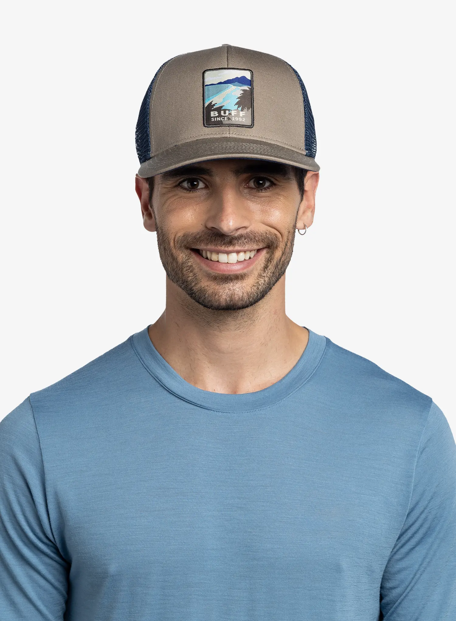 Кепка Buff Explore Trucker Cap - tundra khaki