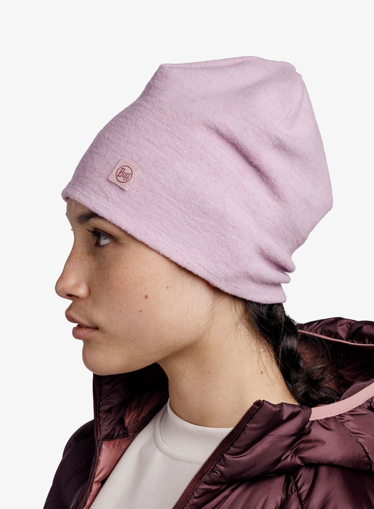 Термошапка Buff Merino Fleece Beanie - lilac sand