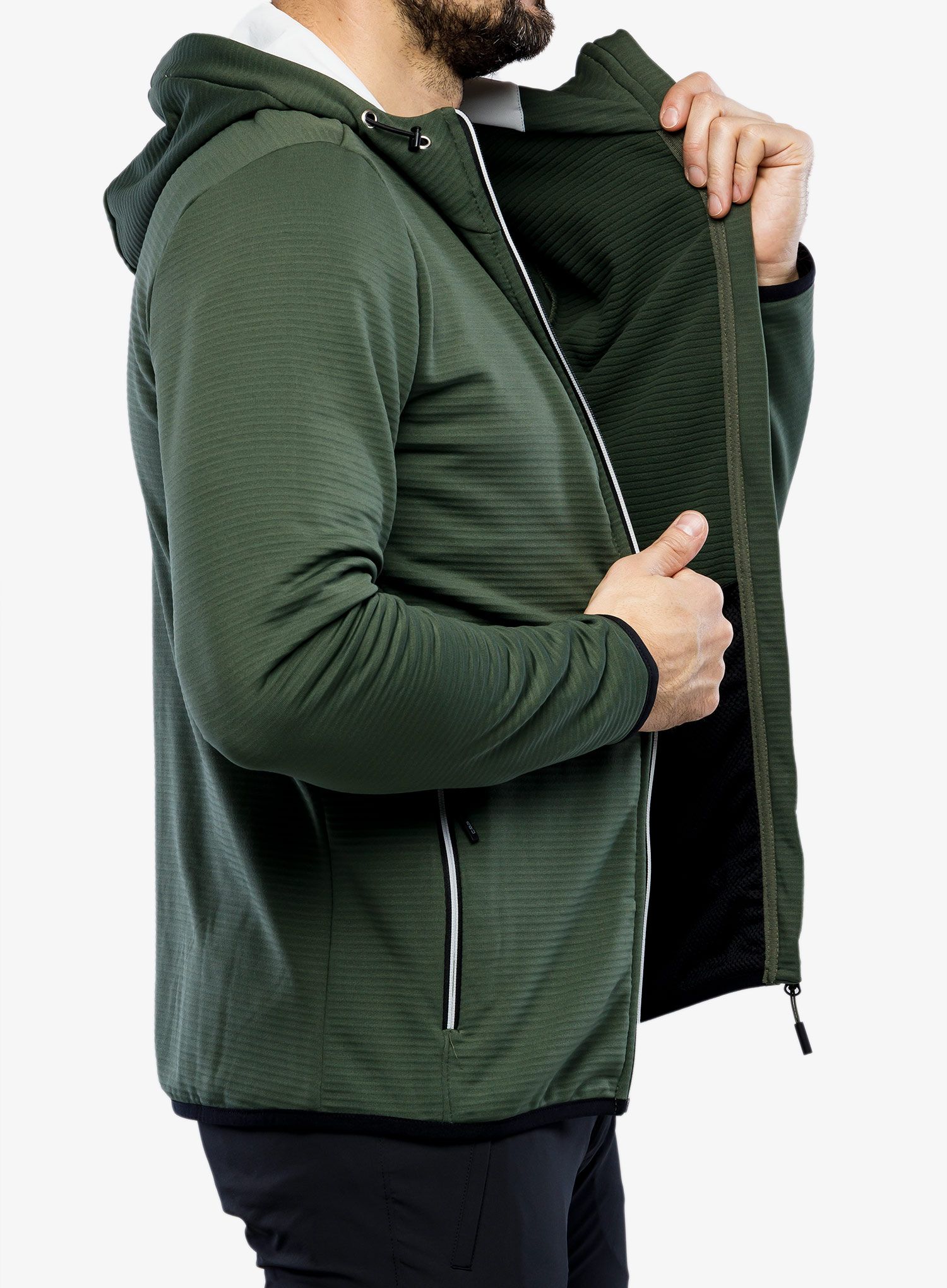Фліска CMP Edge Jacket Fix Hood - oil green
