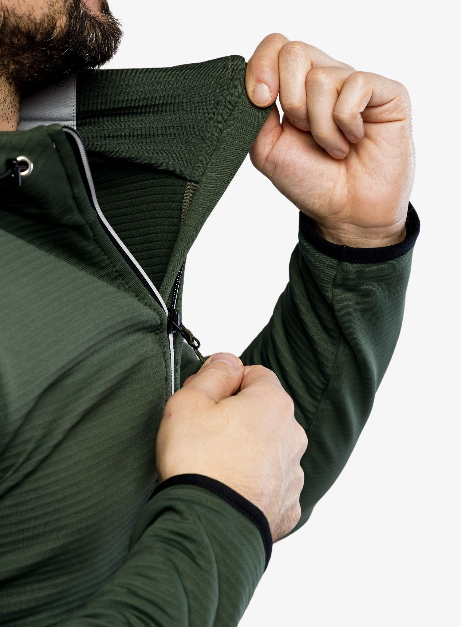 Фліска CMP Edge Jacket Fix Hood - oil green
