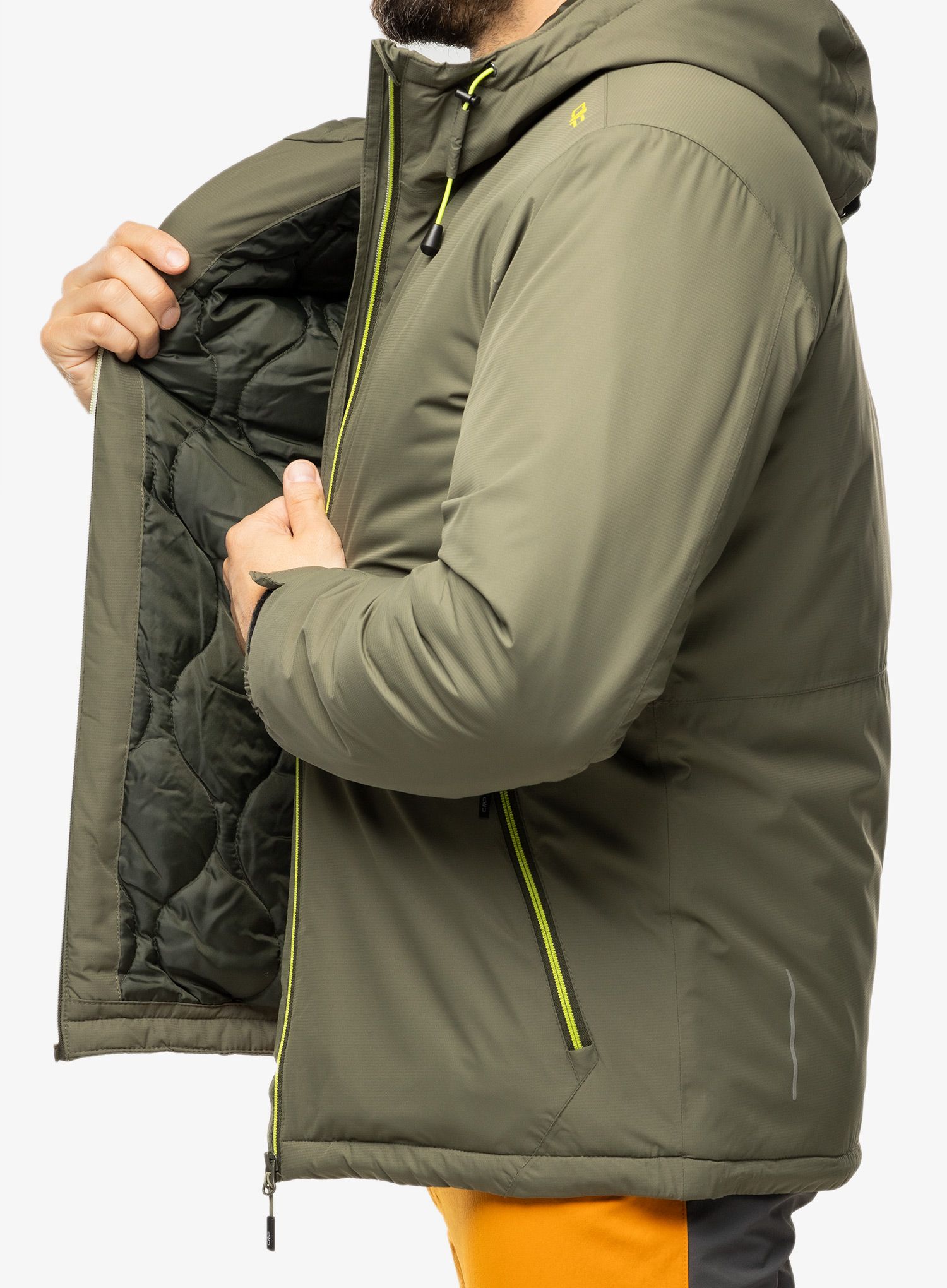Куртка утеплена CMP Franz Jacket Fix Hood - kaki