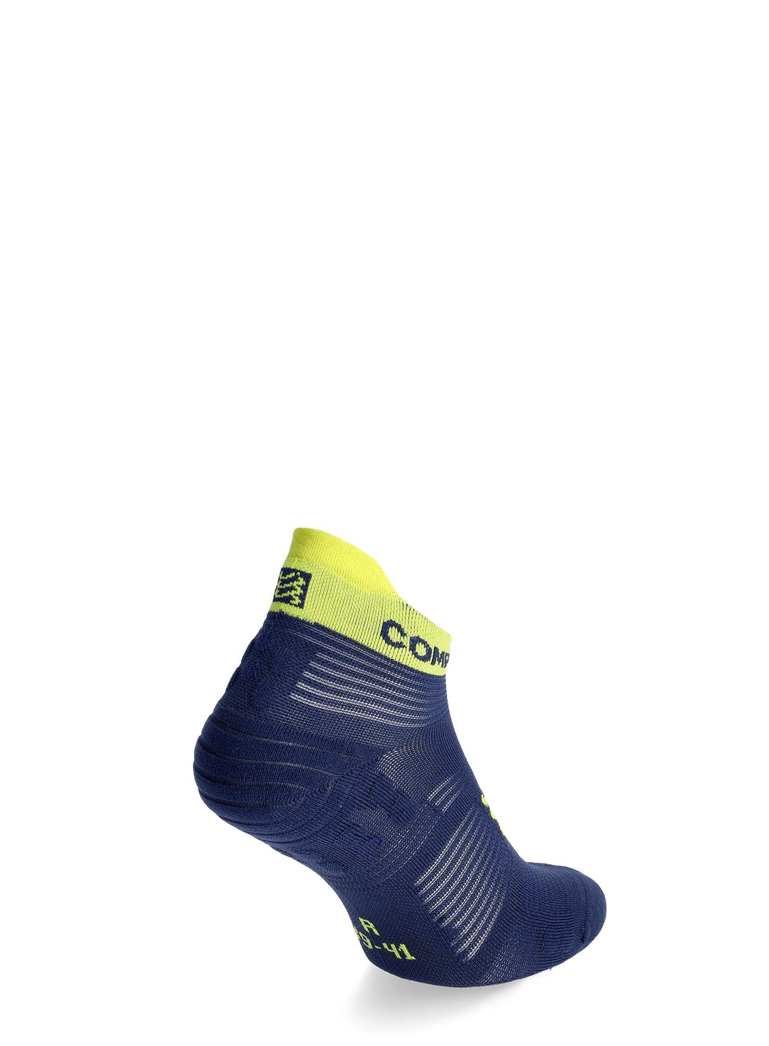 Шкарпетки для бігу Compressport Pro Racing Socks v4.0 Run Low - blues/green sheen