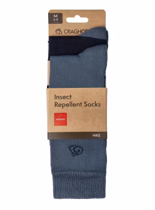 Шкарпетки туристичні Craghoppers NosiLife Travel Twin Pack Socks - blue navy/blue stone