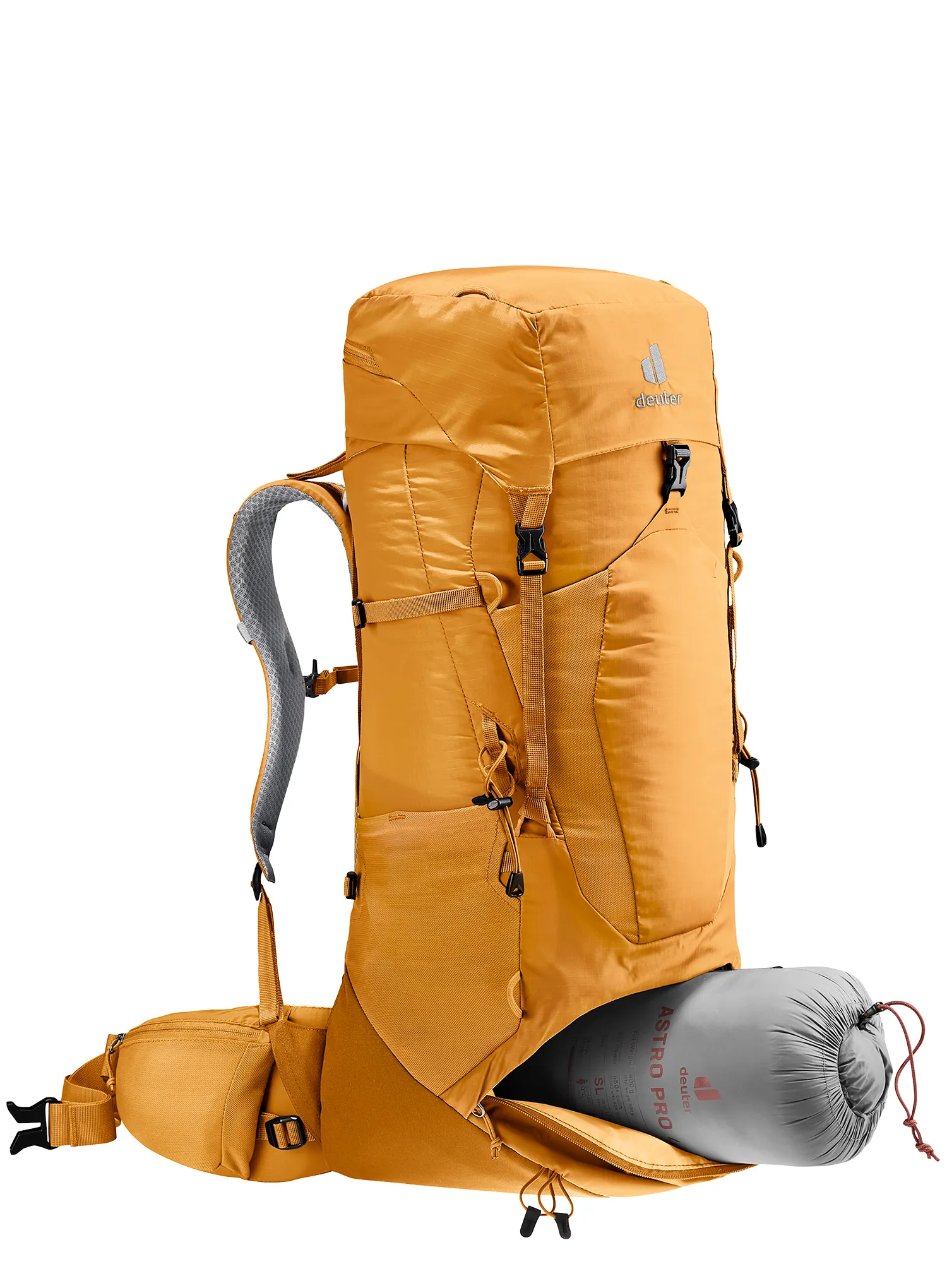 Рюкзак туристичний Deuter Aircontact Lite 40 + 10 - amber/maple
