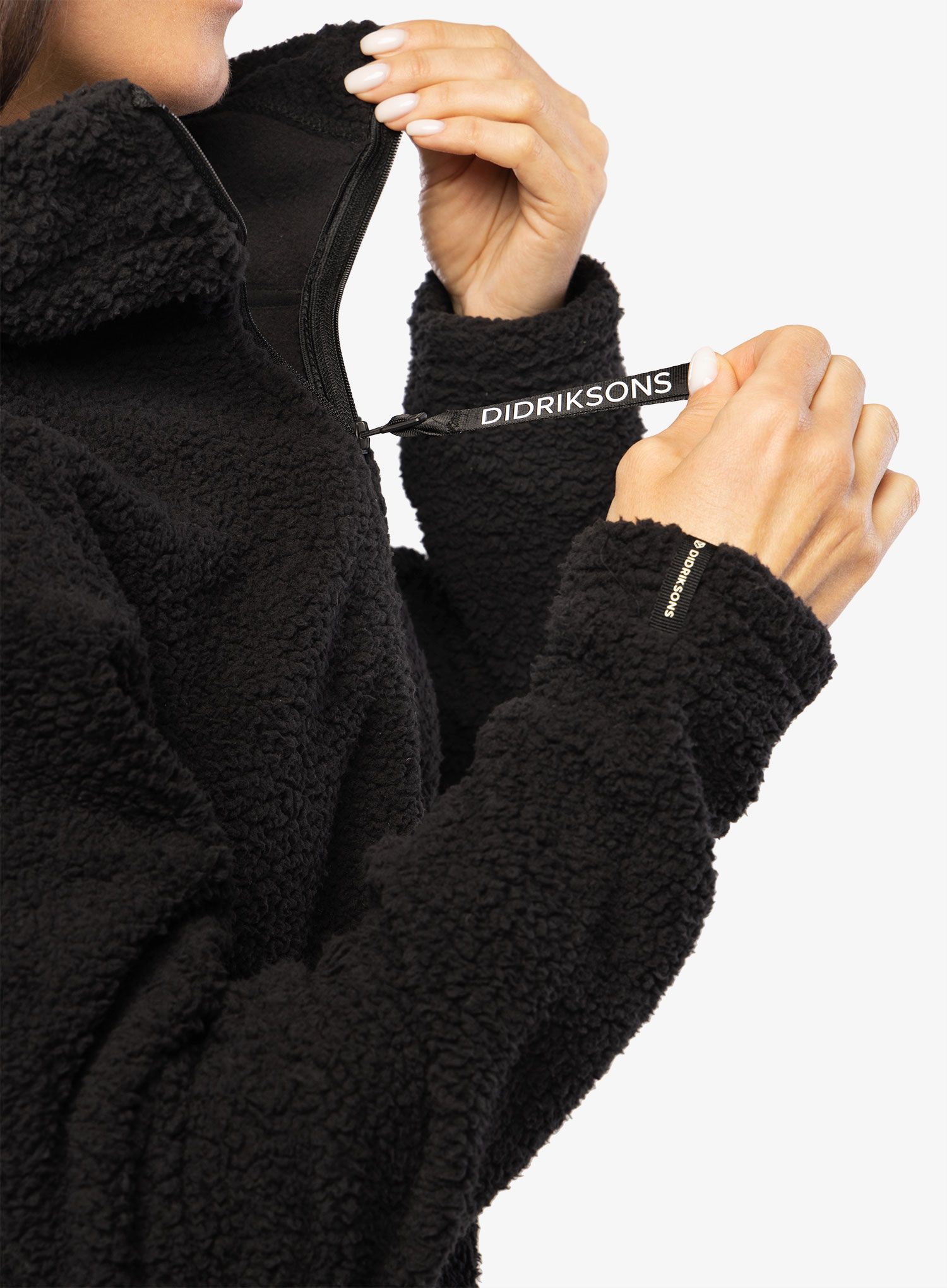 Фліска жіноча Didriksons Anniken Full Zip 2 - black