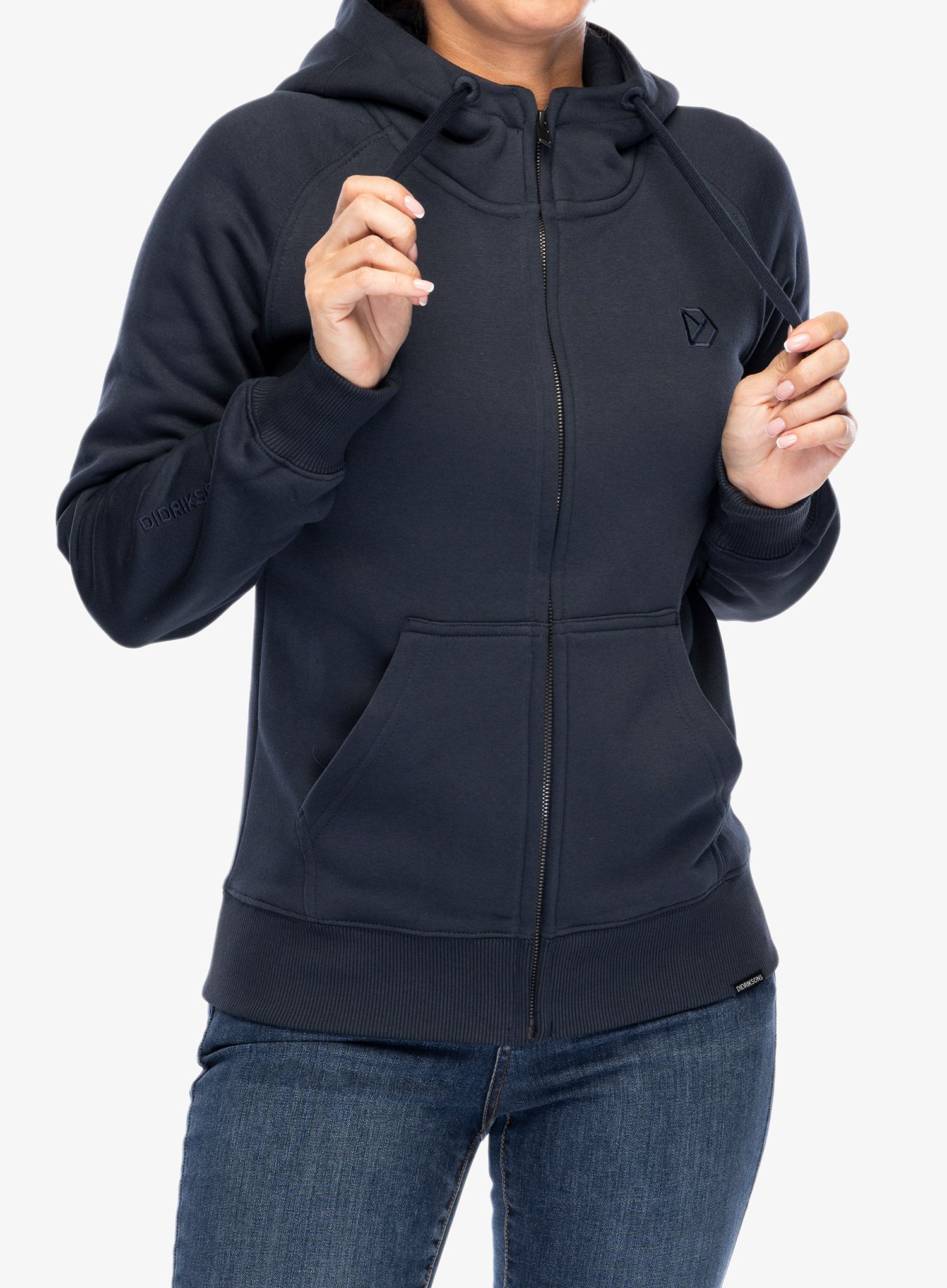 Кофта на блискавці жіноча Didriksons Ven Full Zip - navy