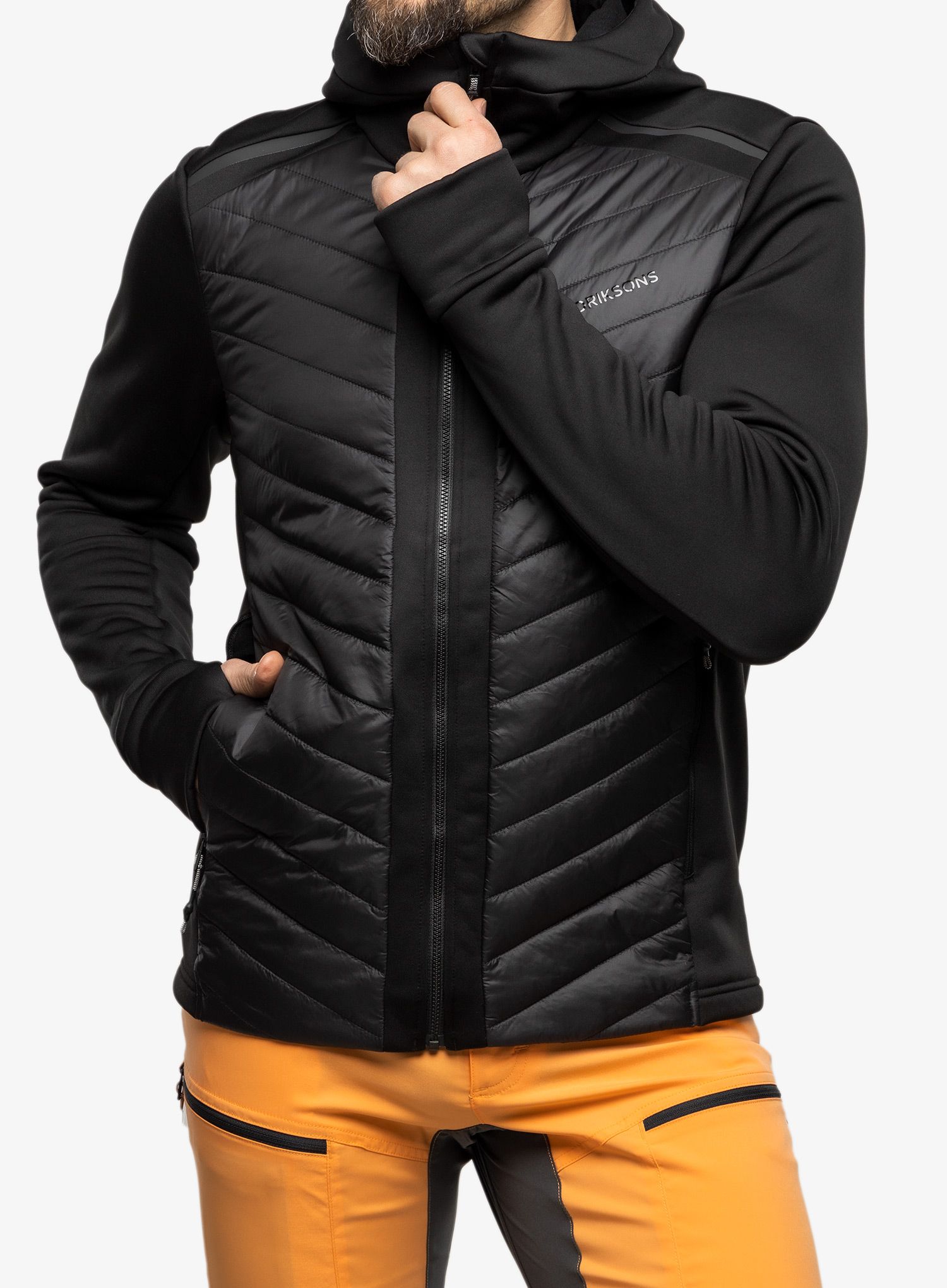 Куртка гібридна Didriksons Zuko Full Zip - black