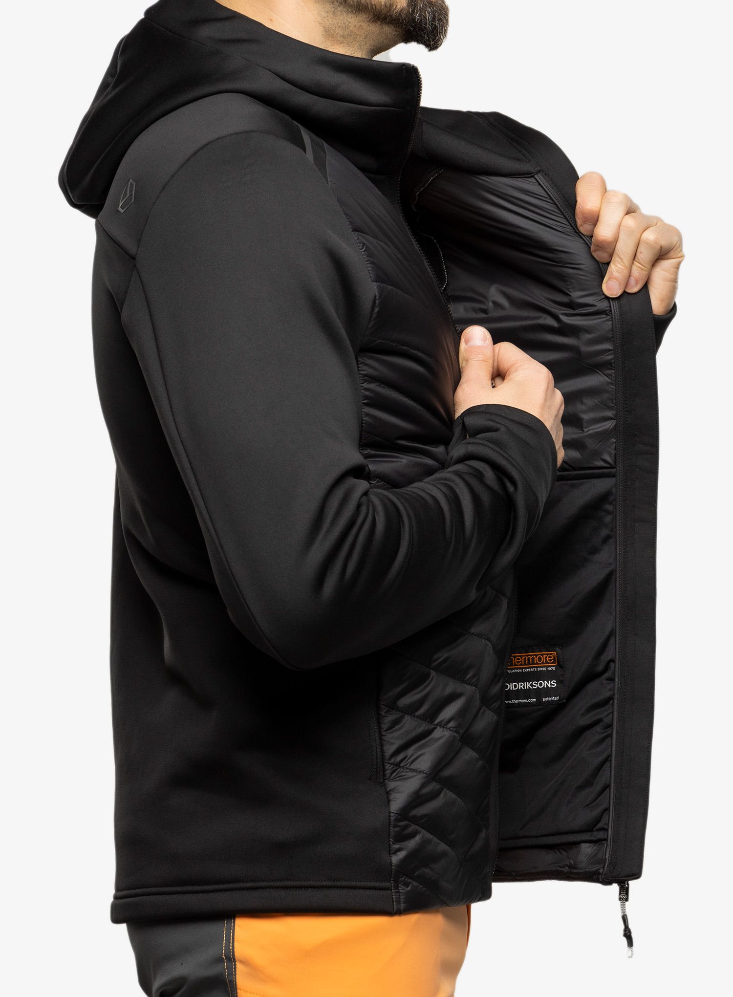 Куртка гібридна Didriksons Zuko Full Zip - black