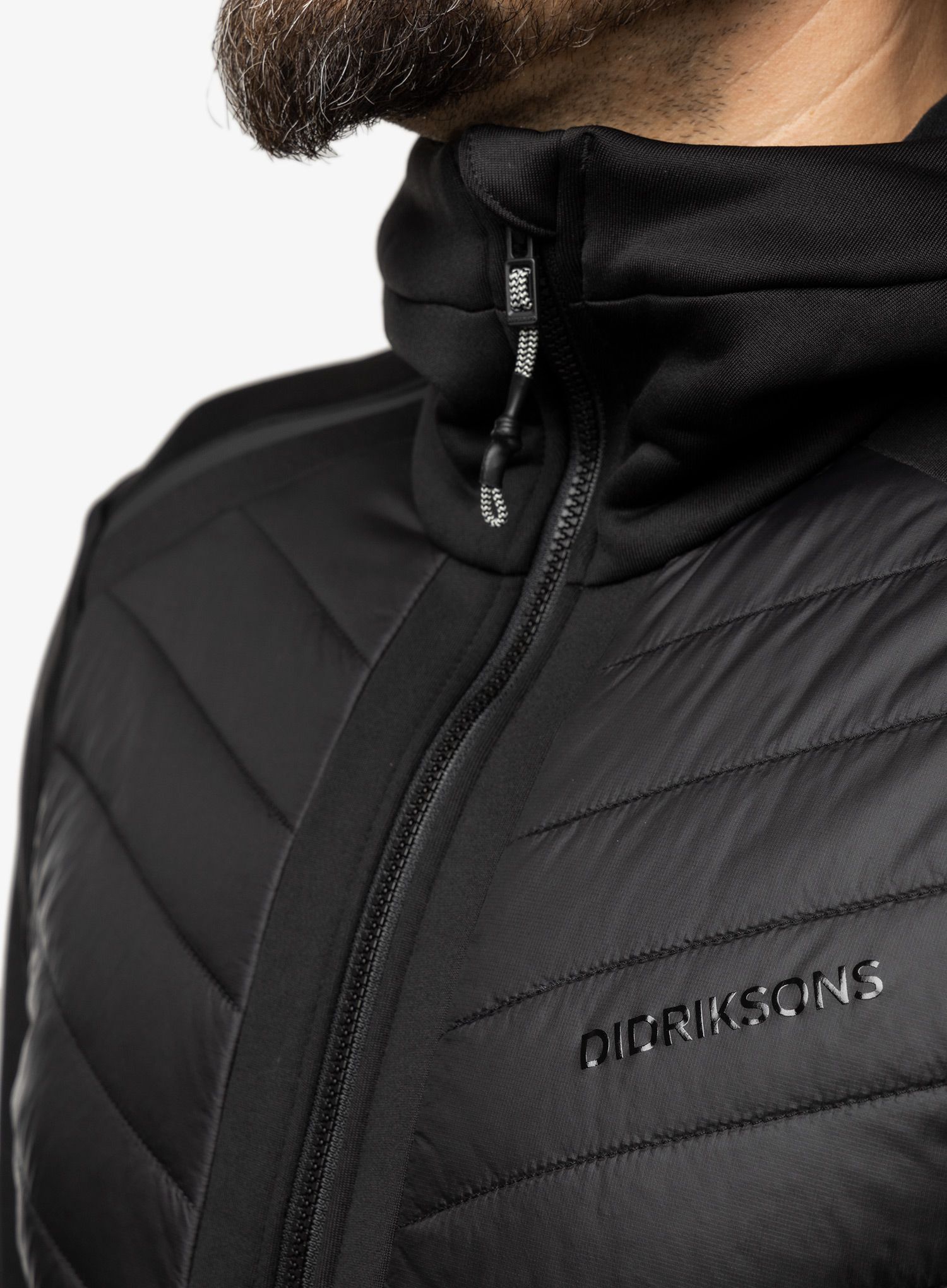 Куртка гібридна Didriksons Zuko Full Zip - black