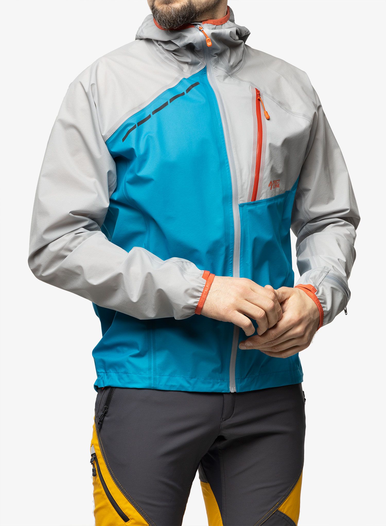 Куртка дощовик Direct Alpine Cyclone - ocean/grey