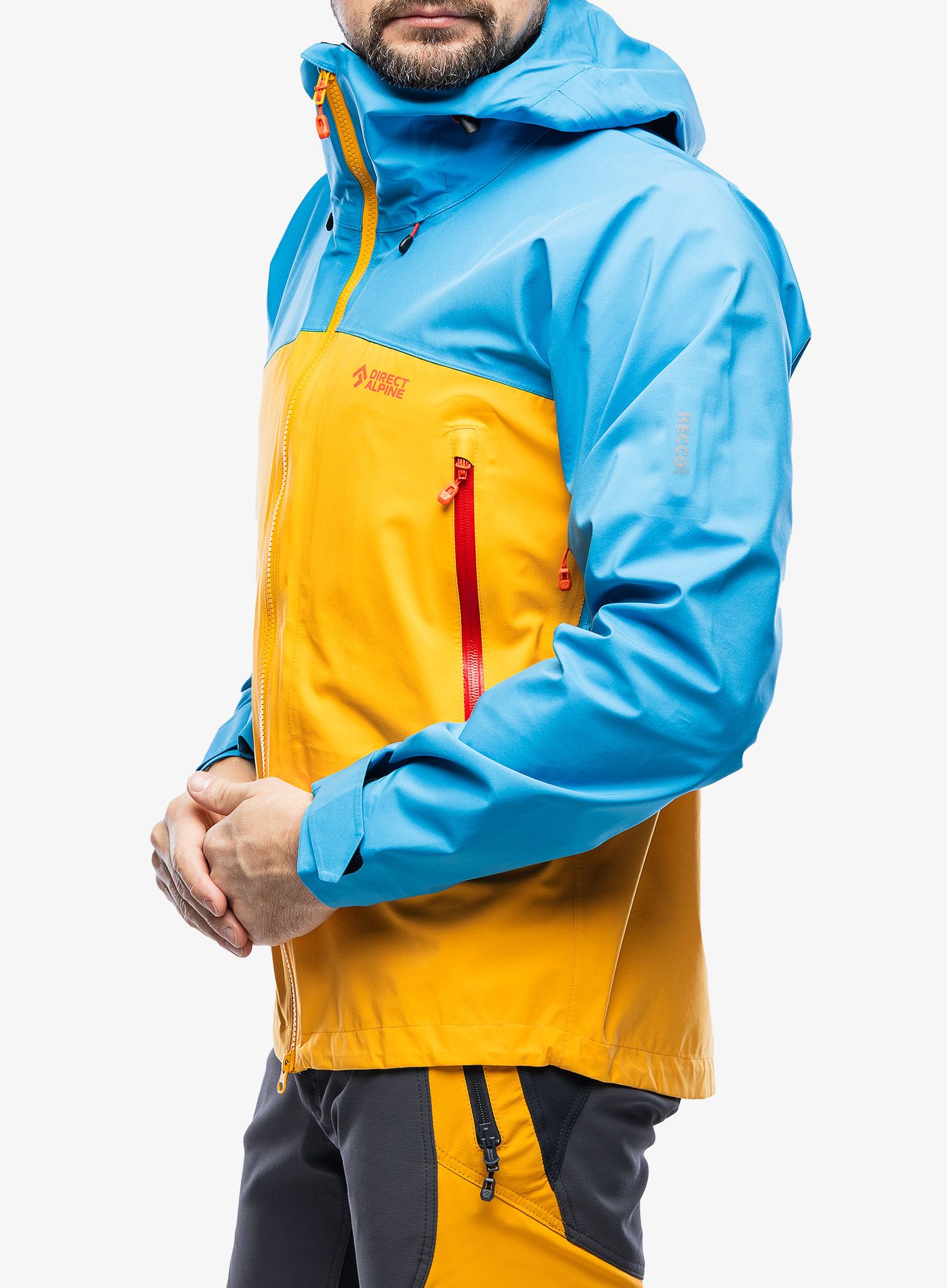 Куртка дощовик Direct Alpine Deamon - mango/ocean