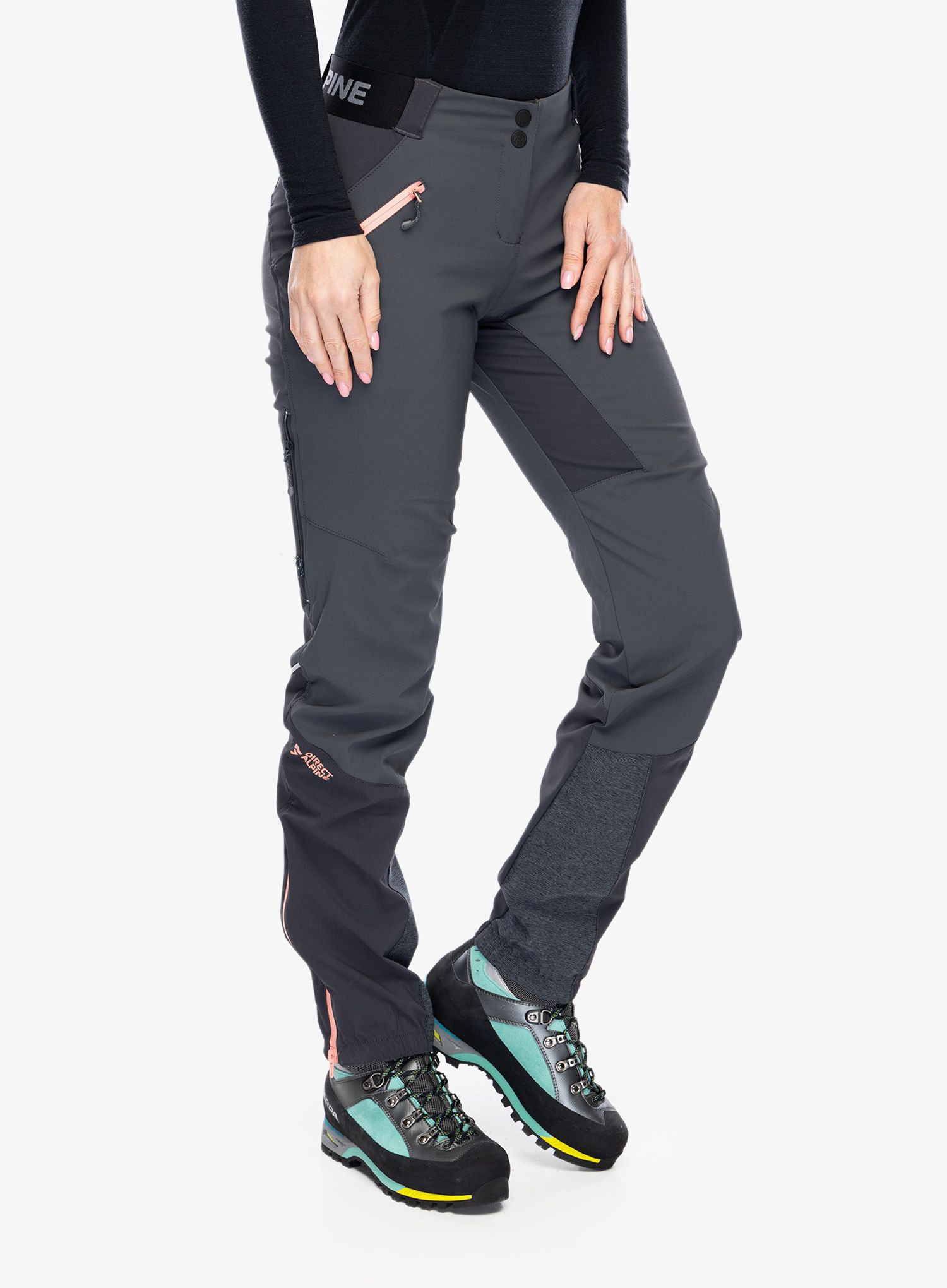 Штани жіночі Direct Alpine Rebel Lady - anthracite/coral