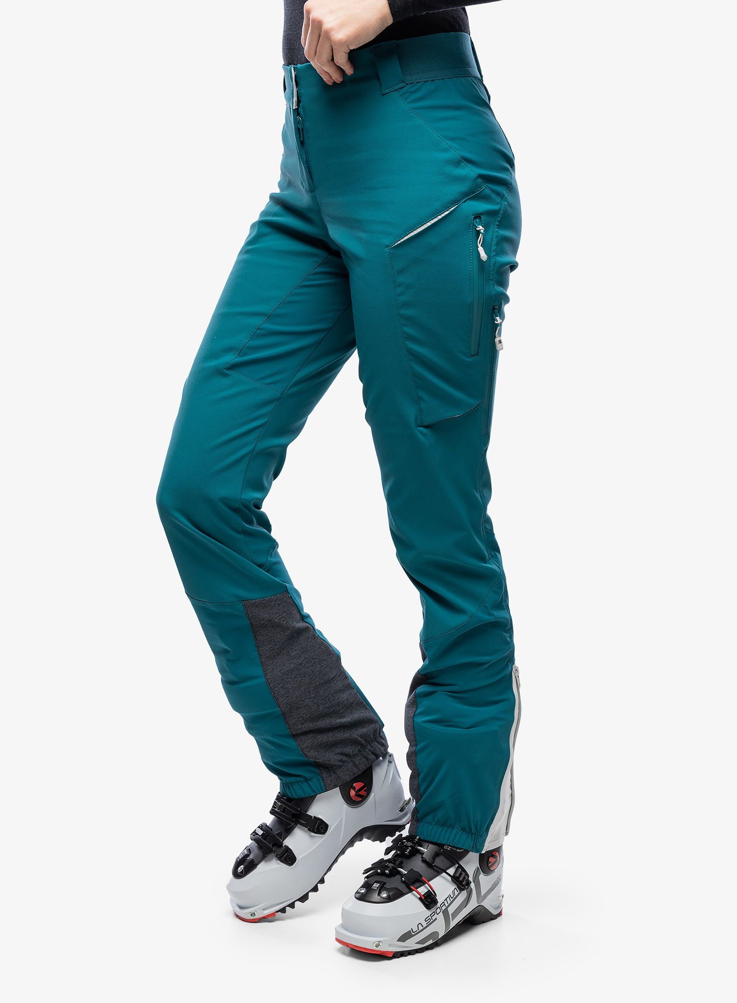 Штани жіночі Direct Alpine Rebel Lady - emerald/grey