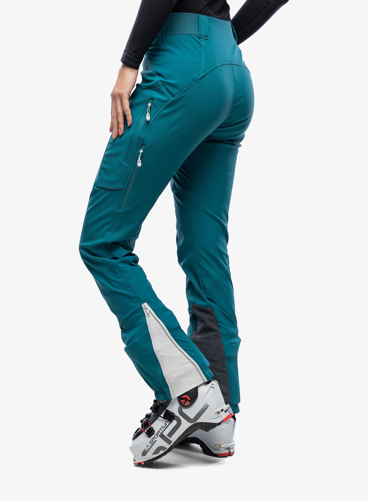 Штани жіночі Direct Alpine Rebel Lady - emerald/grey