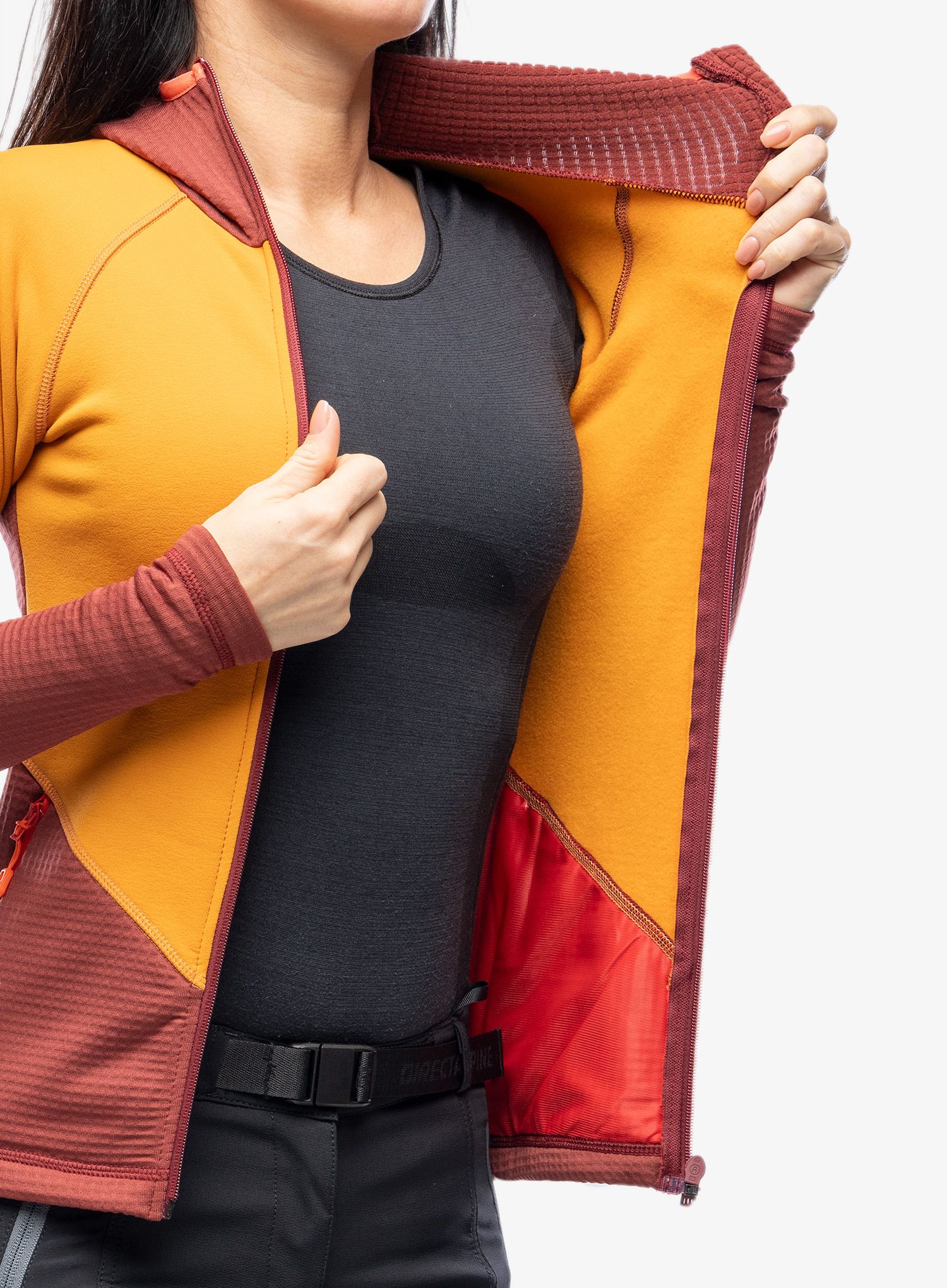 Кофта з каптуром жіноча Direct Alpine Sakura Tech Lady - ochre/palisander