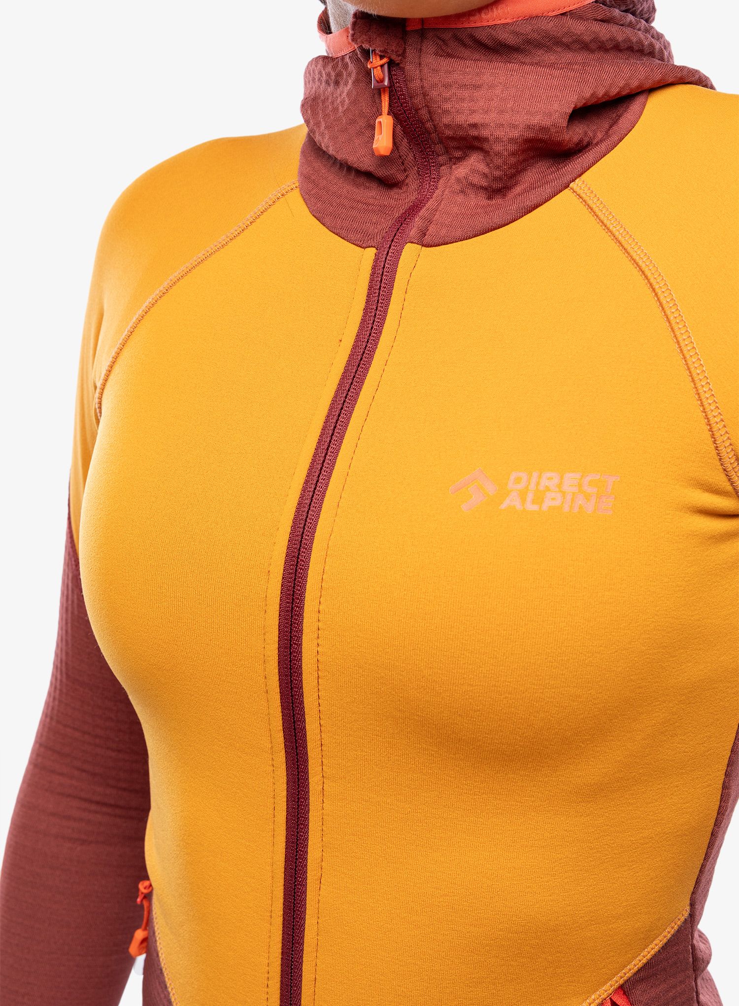 Кофта з каптуром жіноча Direct Alpine Sakura Tech Lady - ochre/palisander
