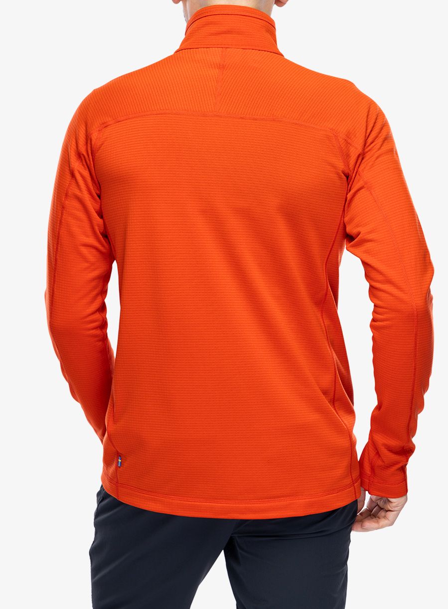 Кофта на замку Fjallraven Abisko Lite Fleece Jacket - flame orange