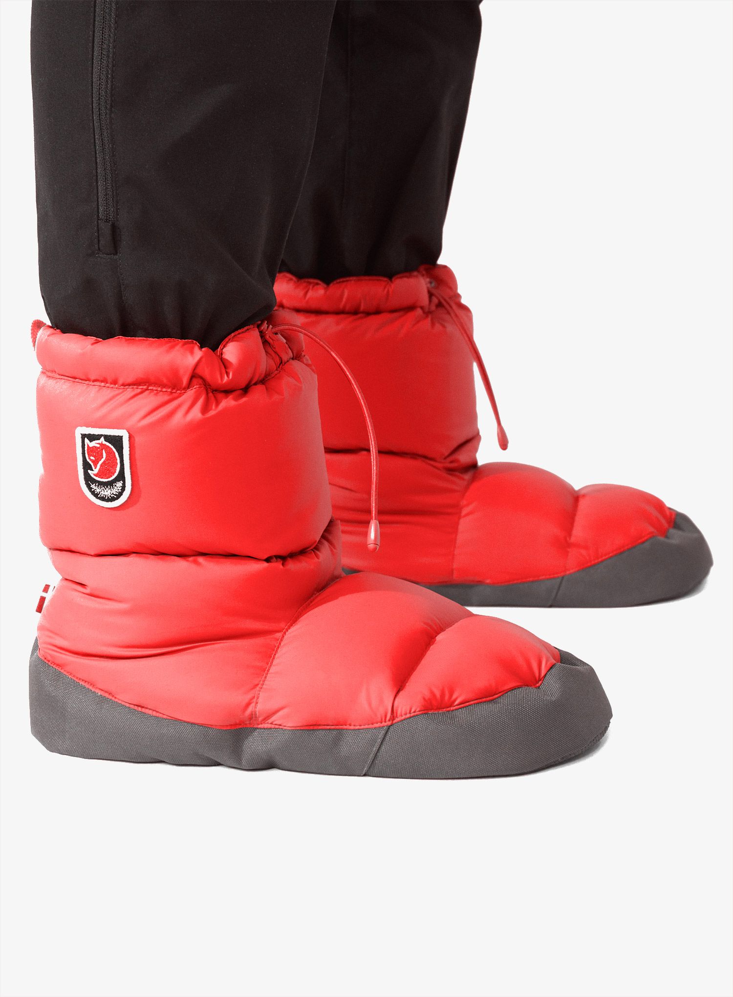 Тапочки пухові Fjallraven Expedition Down Booties - true red
