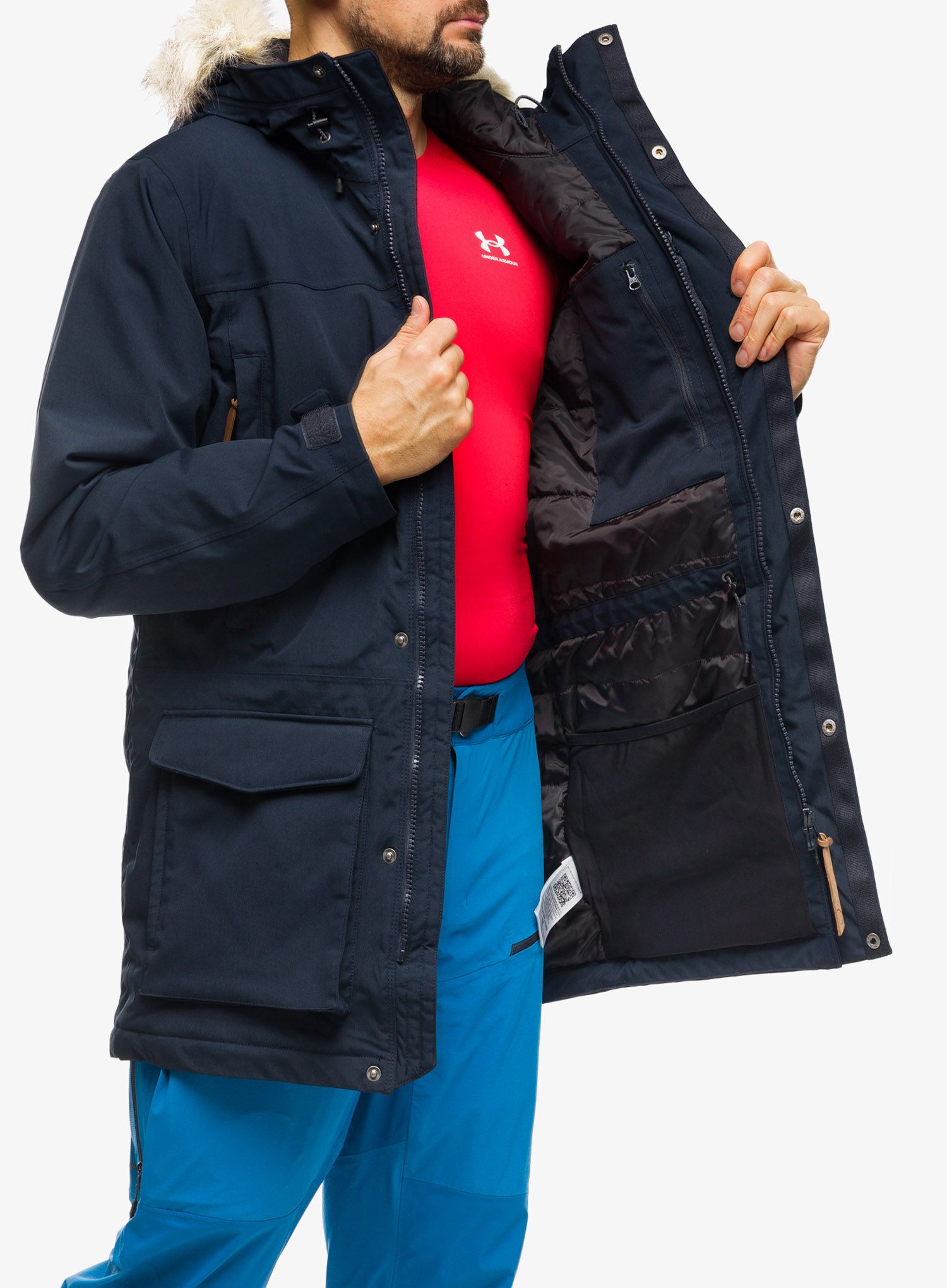 Куртка зимова Fjallraven Nuuk Lite Parka - dark navy
