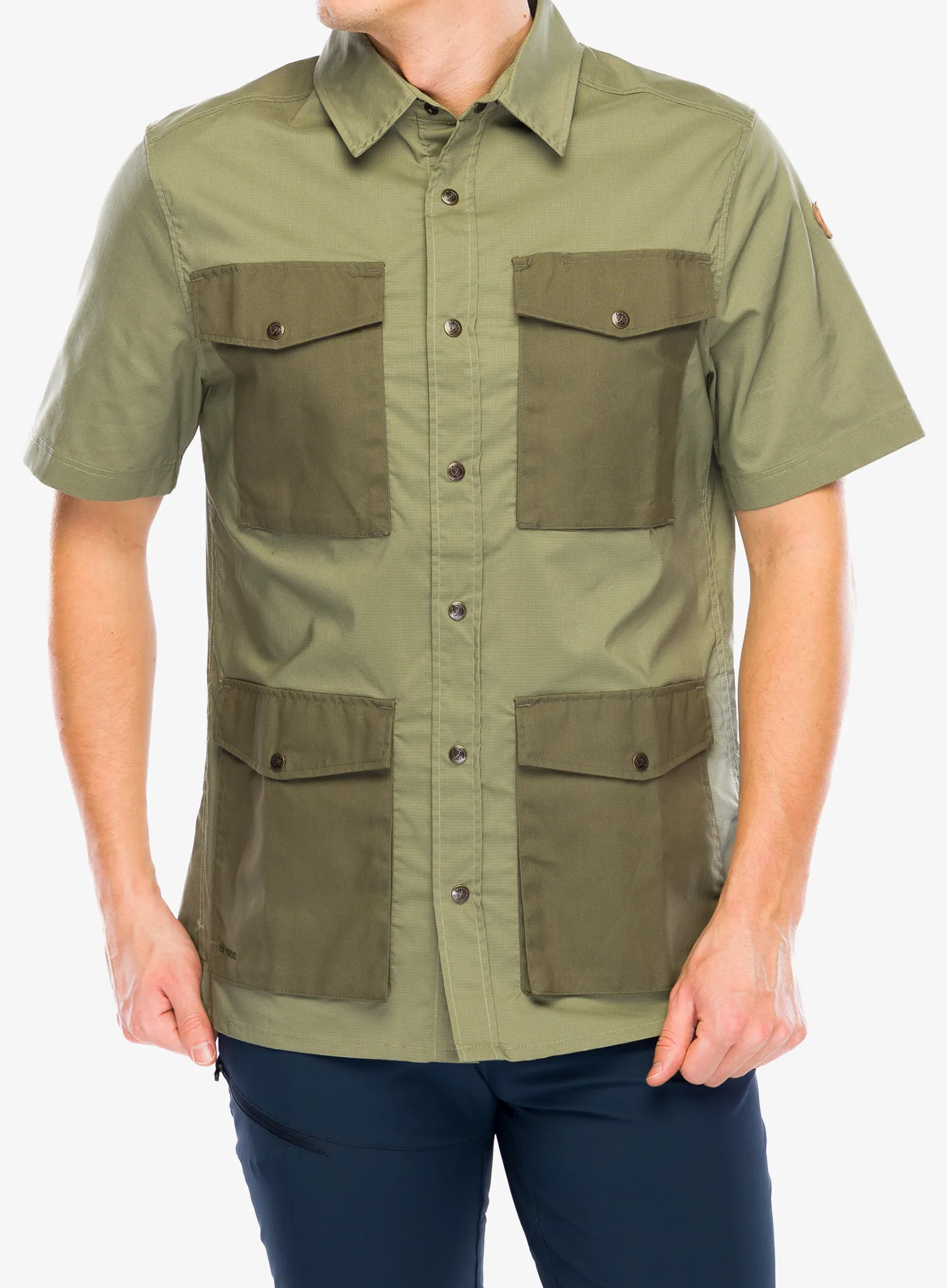 Сорочка Fjallraven Raven Shirt S/S - green/laurel green