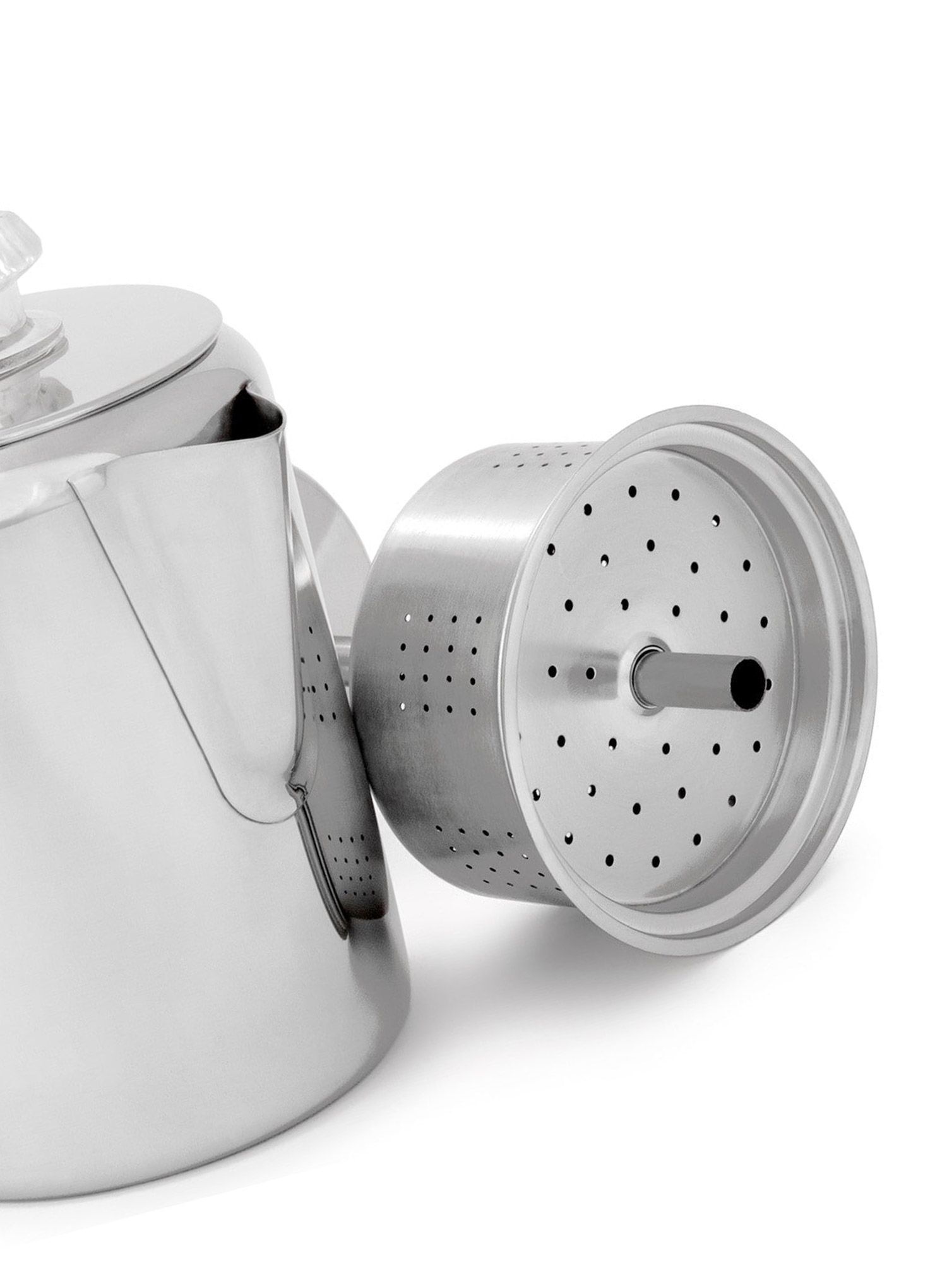 Кавоварка туристична GSI Glacier Stainless 3 Cup Perc W/Silicone Handle