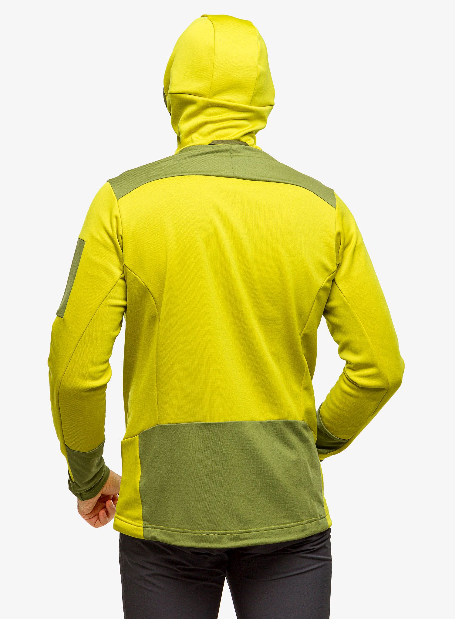 Кофта флісова Haglofs Astral Hood - aurora/olive green