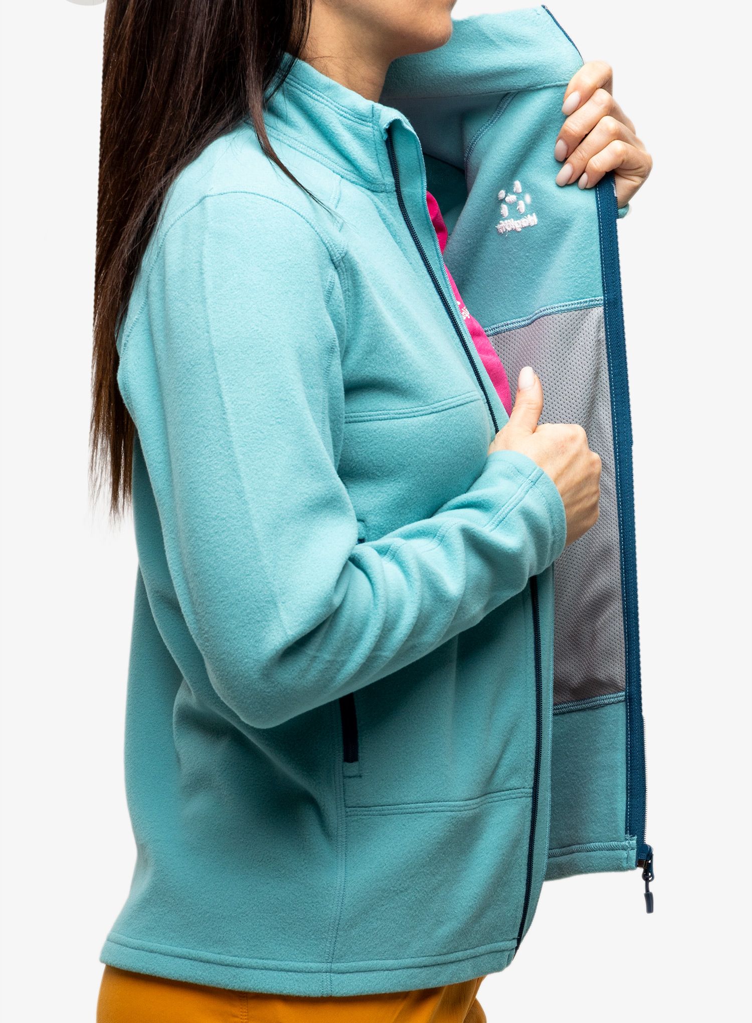 Кофта флісова жіноча Haglofs Buteo Mid Jacket - frost blue