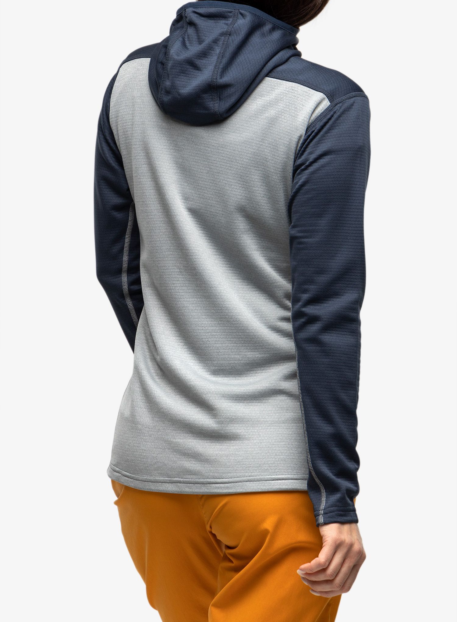 Кофта на замку жіноча Haglofs ROC Flash Mid Hood - tarn blue/concrete