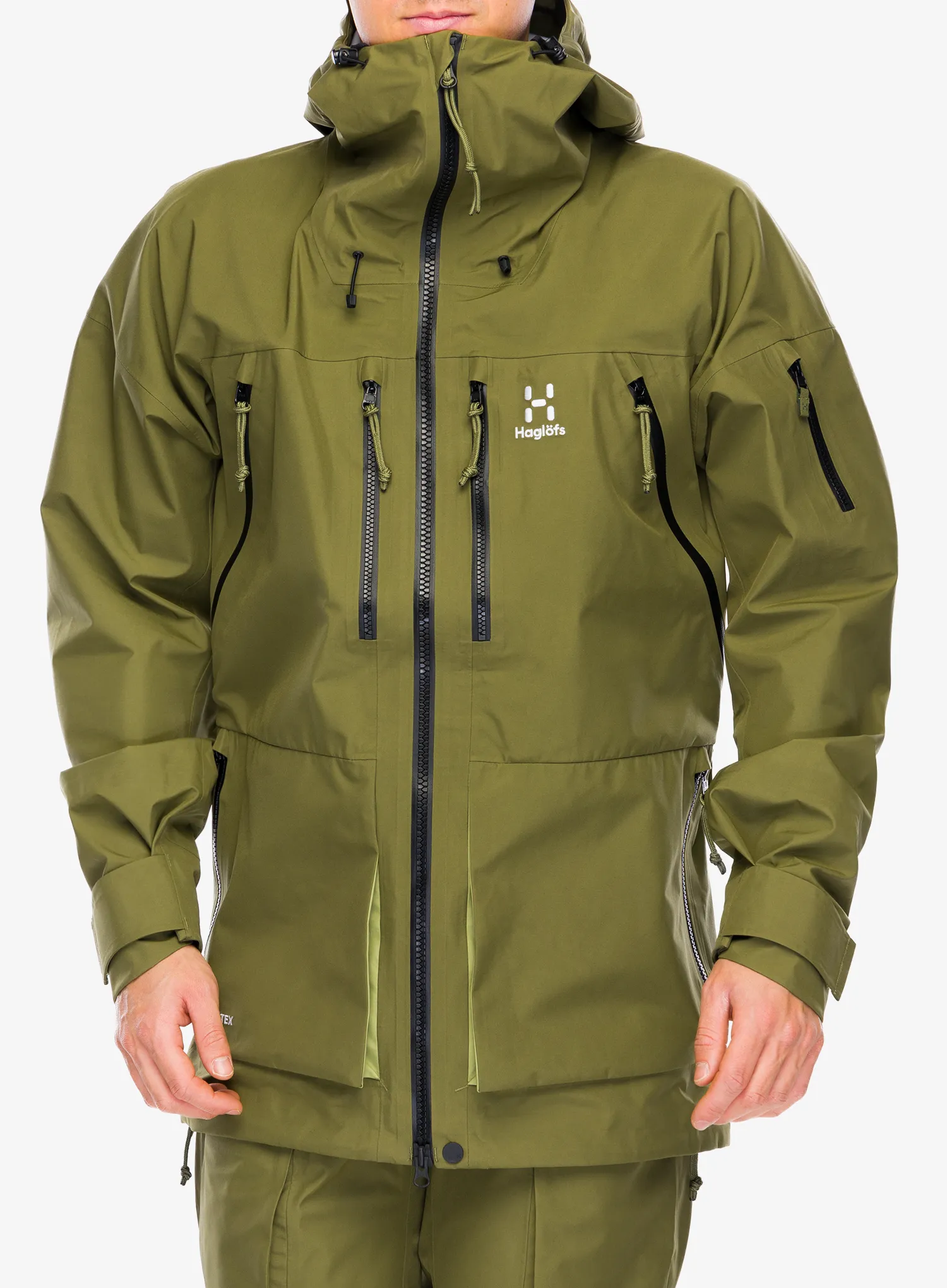 Куртка дощовик Haglofs Vassi GTX Jacket - olive green/thyme green